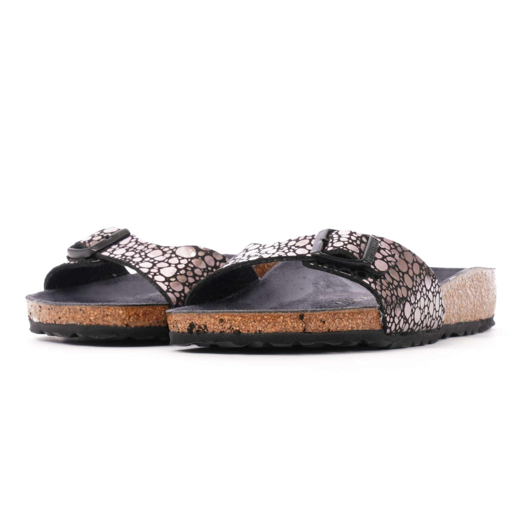 Birkenstock Womens Madrid Sandals - Metallic Stones Black
