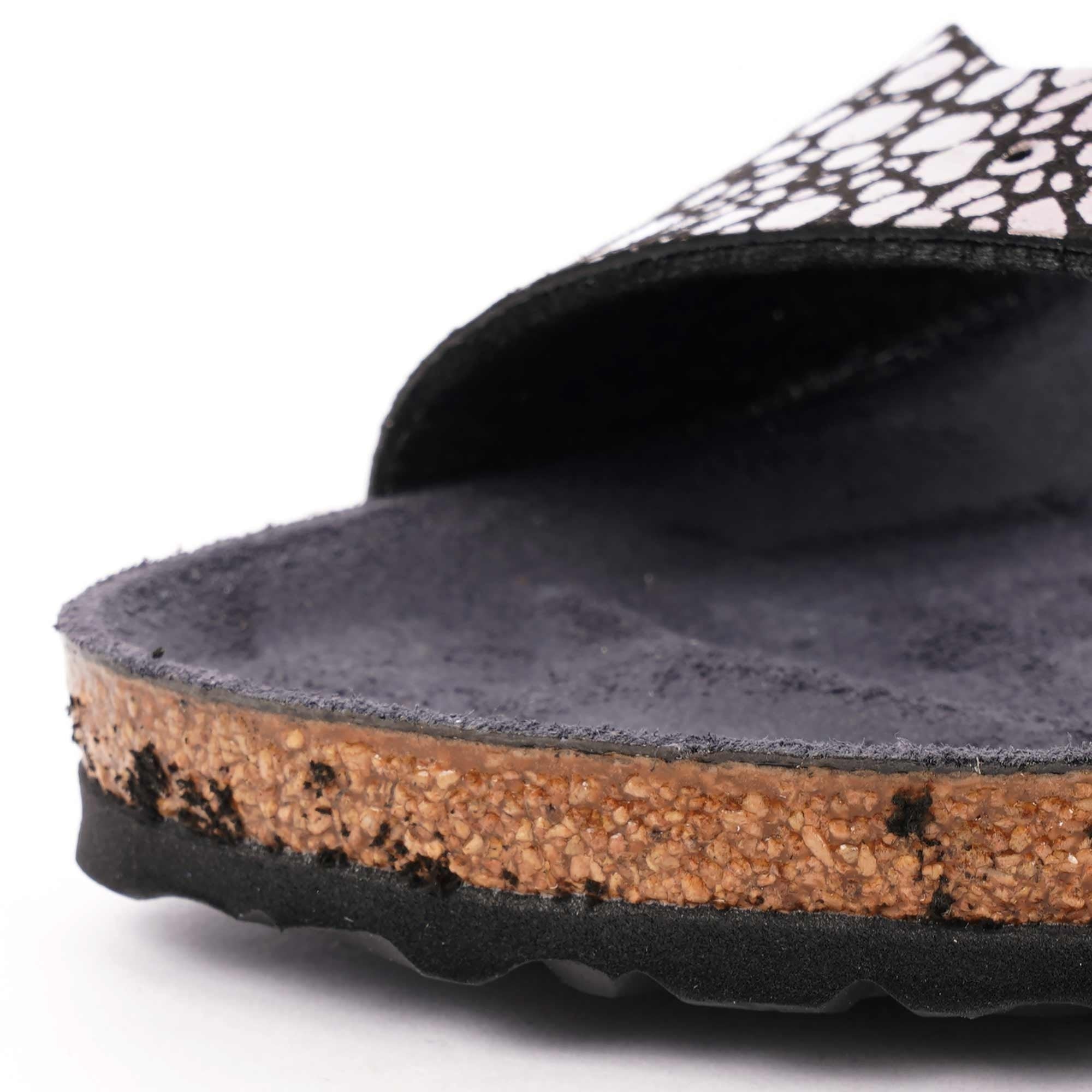 Birkenstock Womens Madrid Sandals - Metallic Stones Black