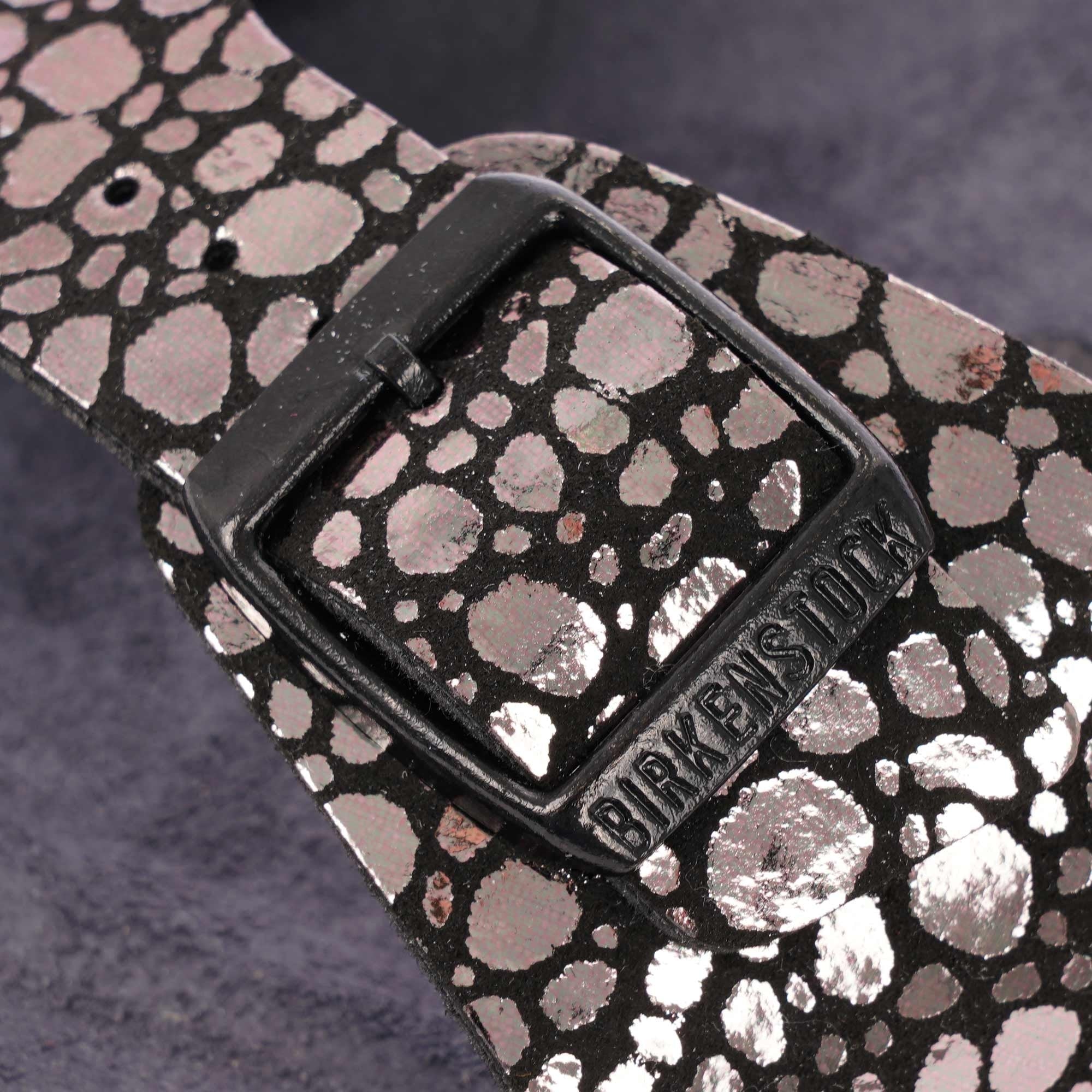 Birkenstock Womens Madrid Sandals - Metallic Stones Black