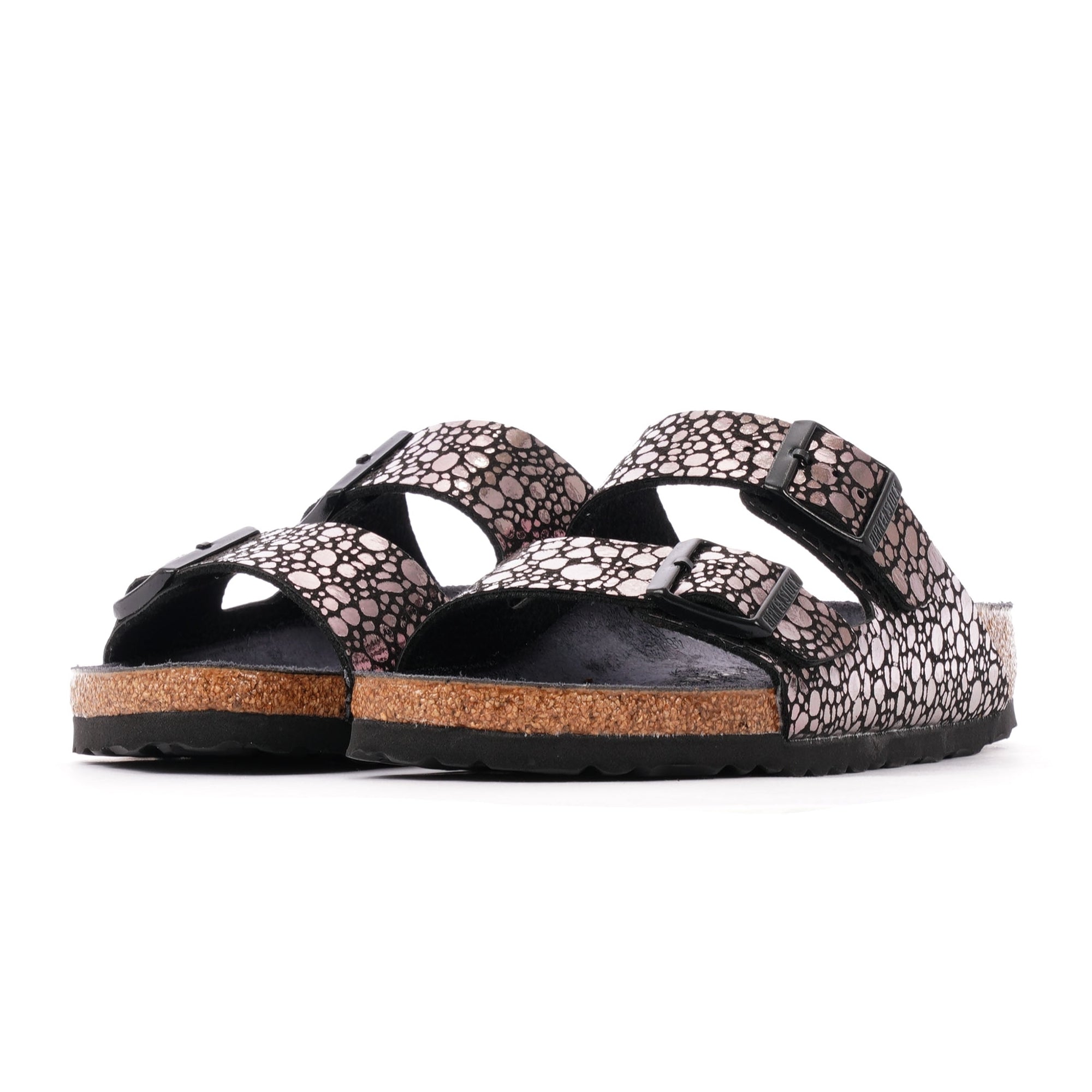 Arizona Sandals - Metallic Stones Black