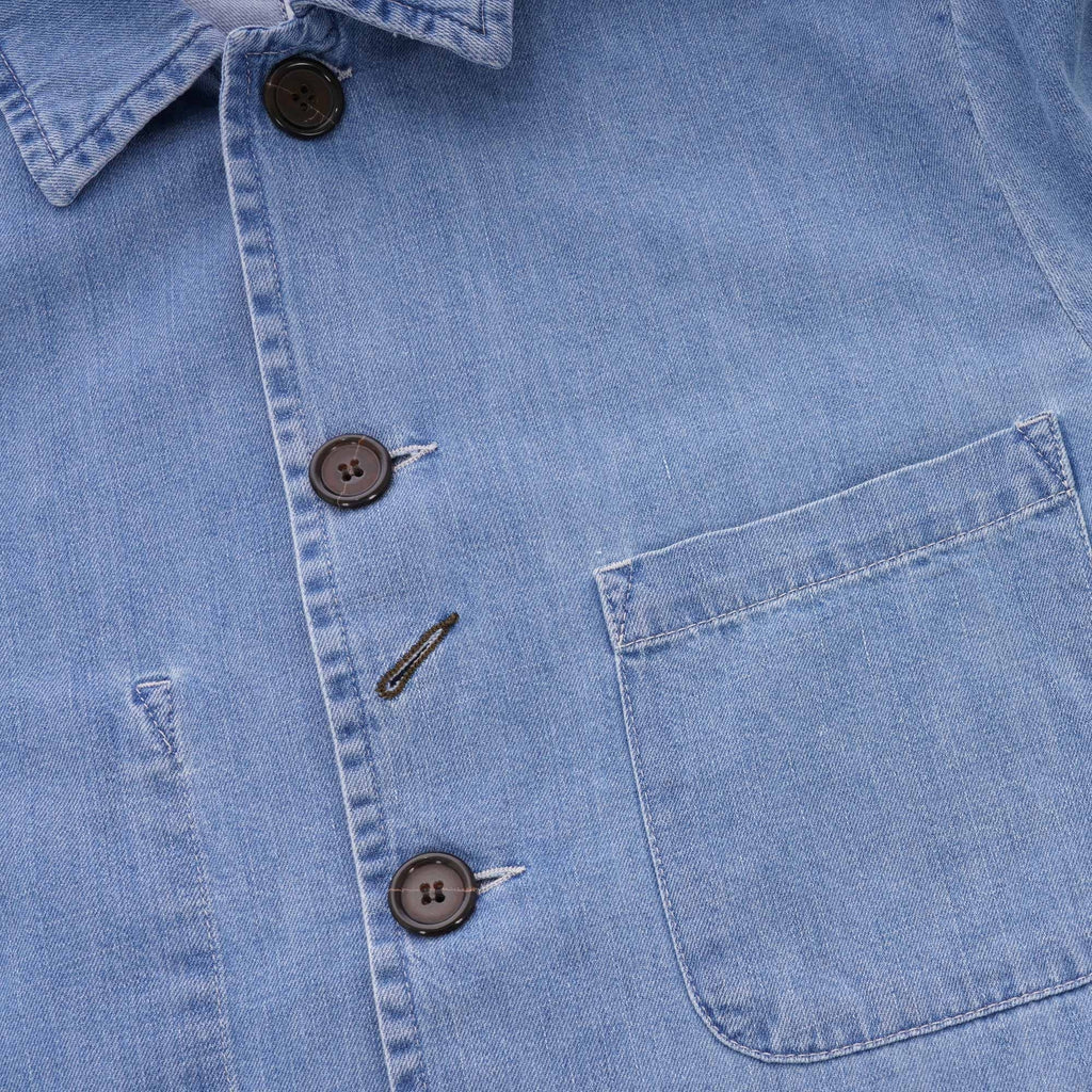 Universal Works Summer Denim Bakers Jacket - Indigo