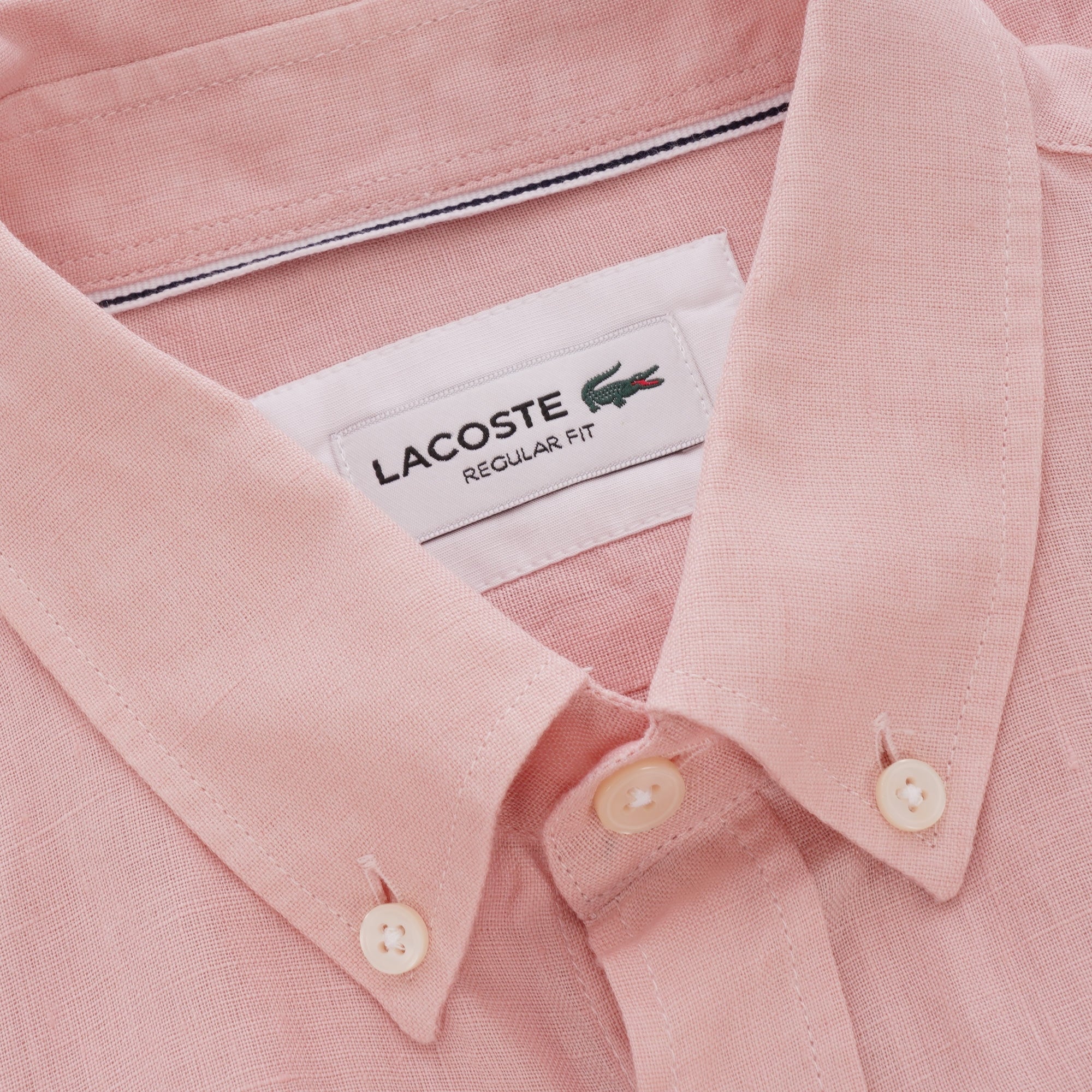 Lacoste Short Sleeve Linen Shirt - Nidius