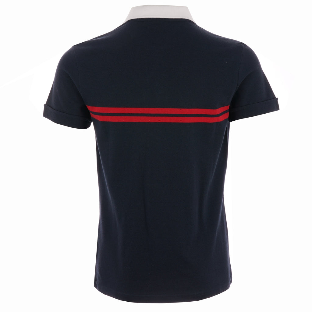 Sergio Tacchini Supermac Archivio Polo Shirt - Navy & Red