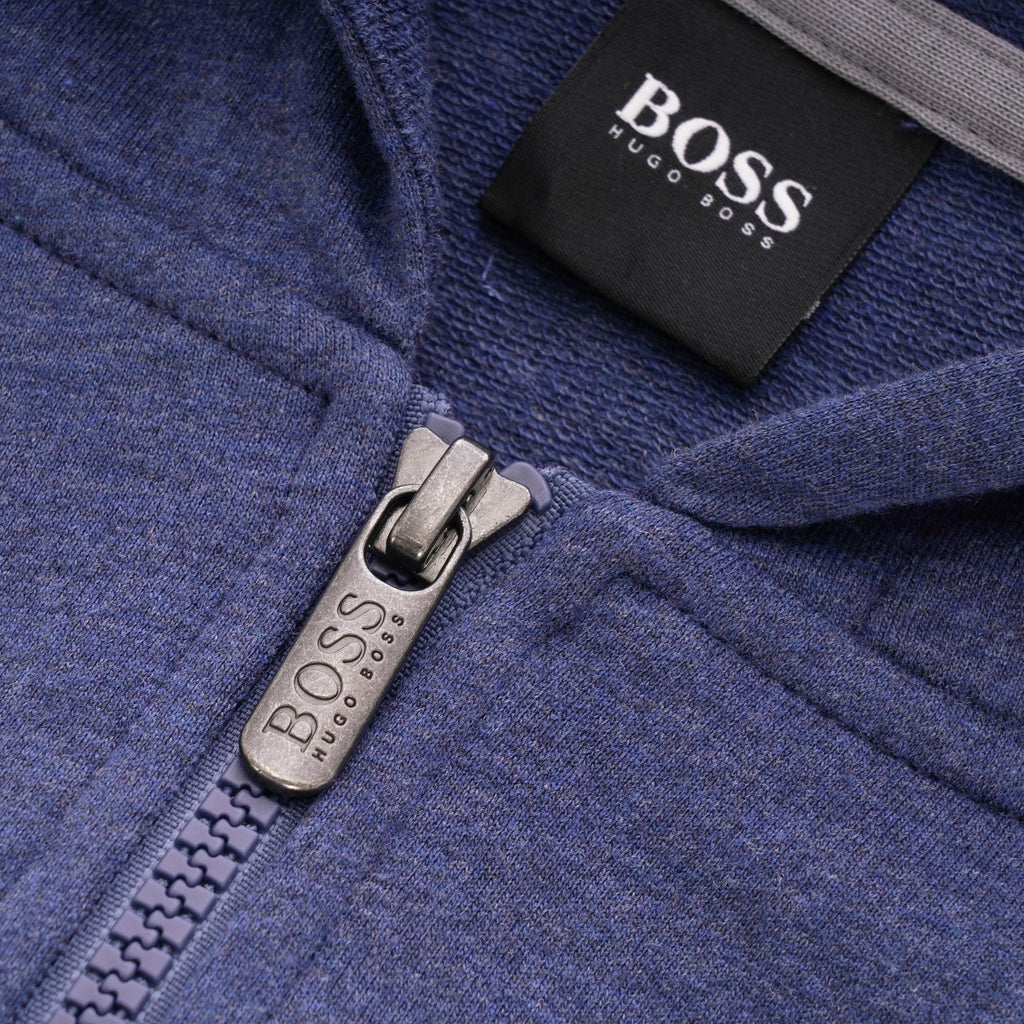 Boss Contemporary Zip Up Hoodie - Bright Blue
