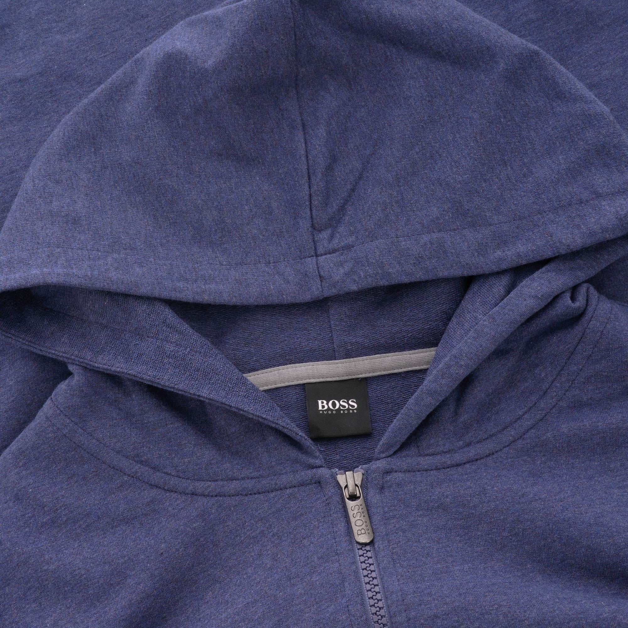 Boss Contemporary Zip Up Hoodie - Bright Blue