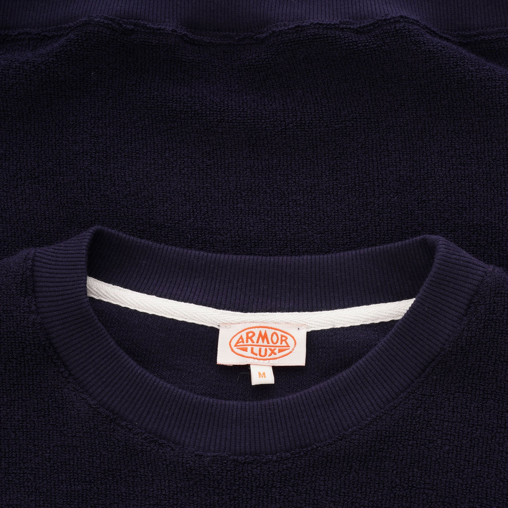 Armor Lux Crew Neck Sweatshirt - Navy