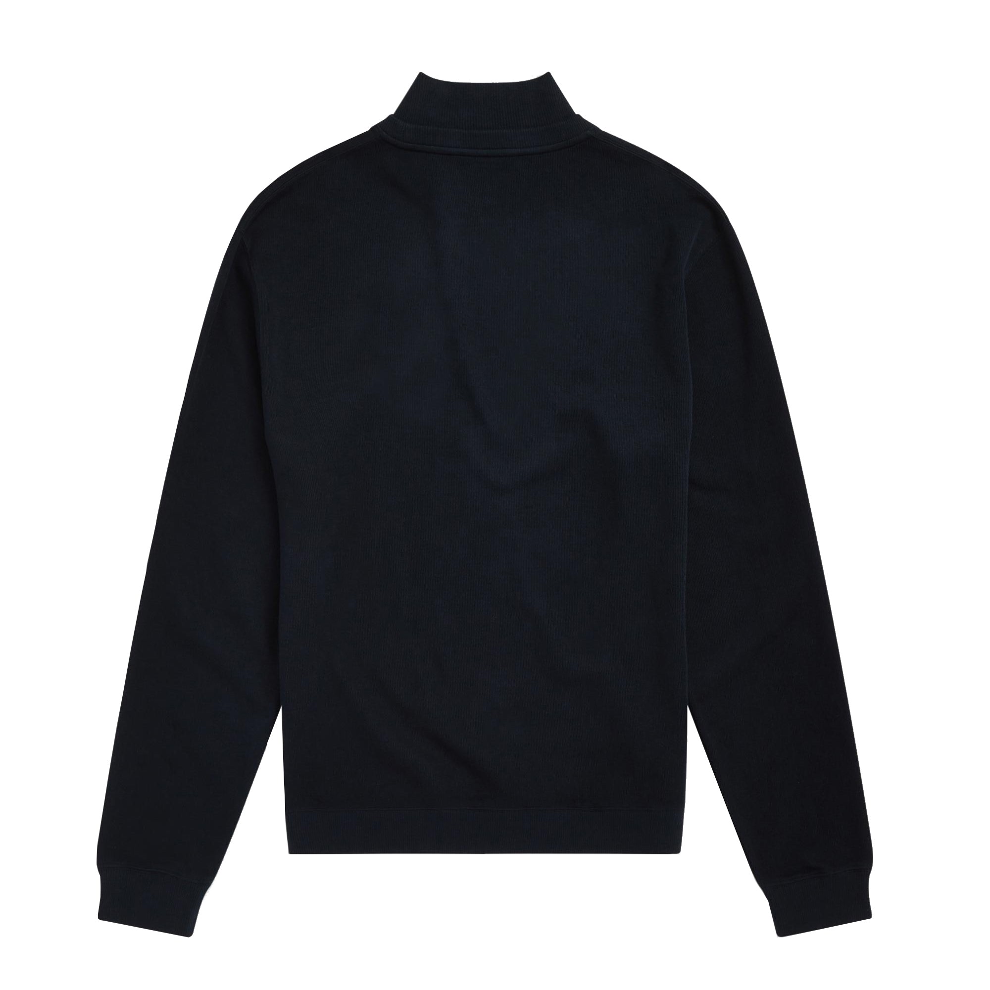 Fred Perry Shield Zip-Neck Sweatshirt - Navy