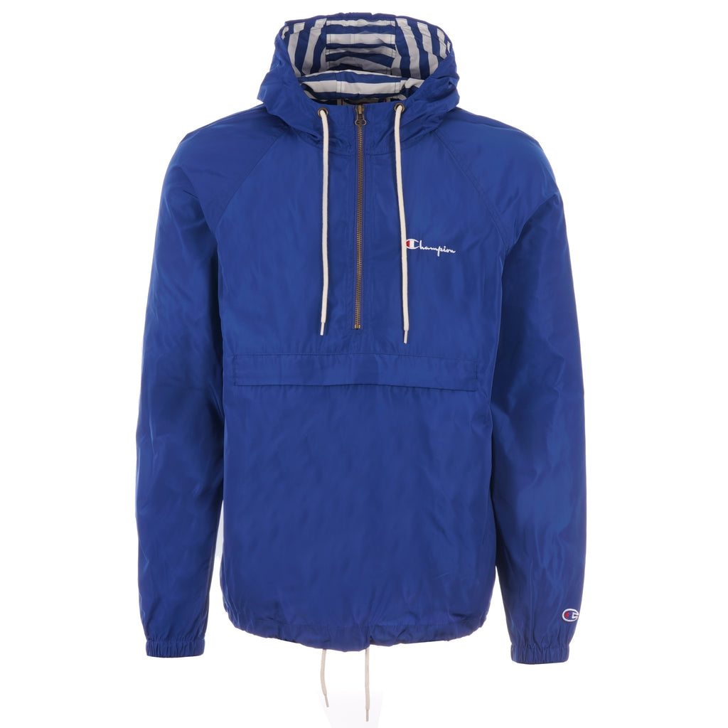 Champion Half Zip Hooded Jacket - Nautical Blue