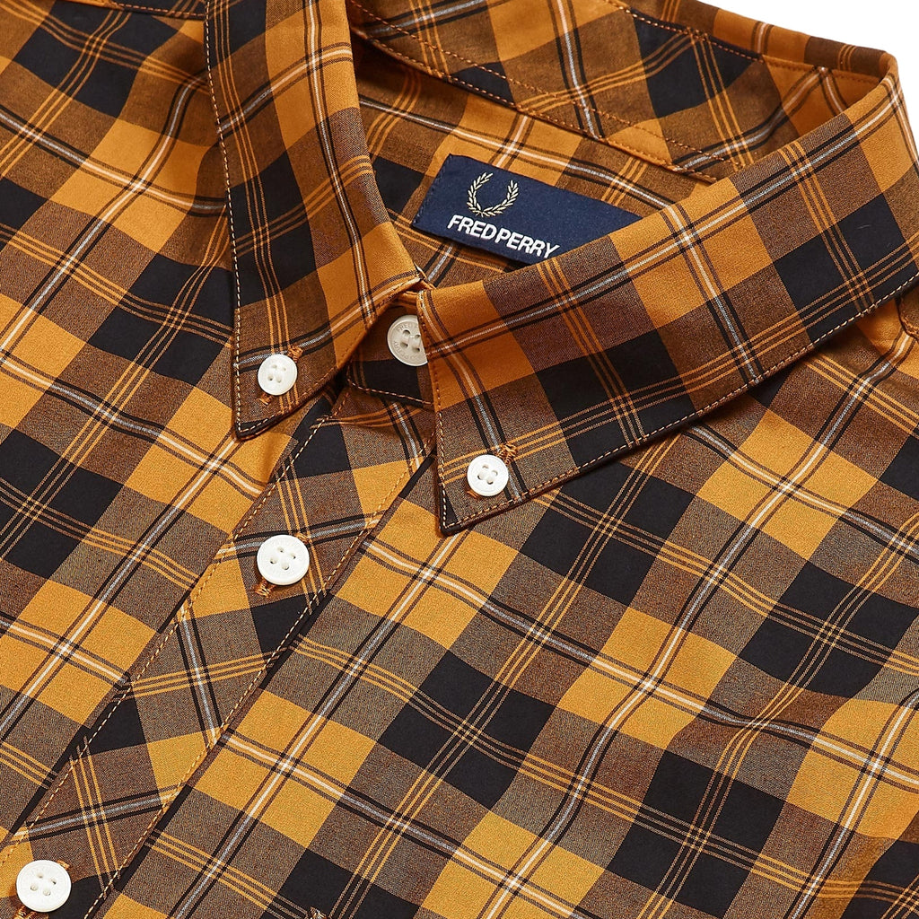 Fred Perry Tartan Shirt - Black
