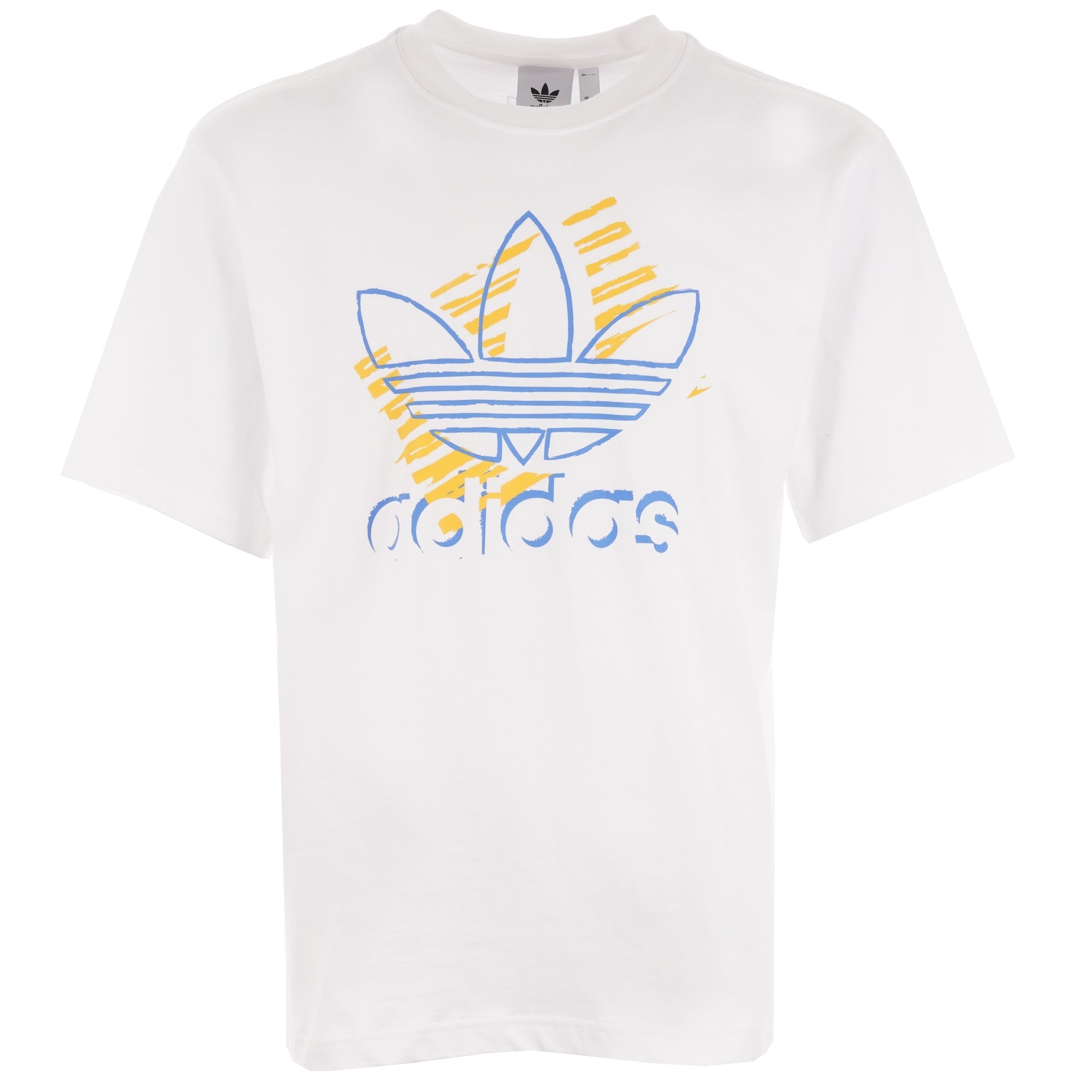 Adidas Originals Trefoil Art T-Shirt - White