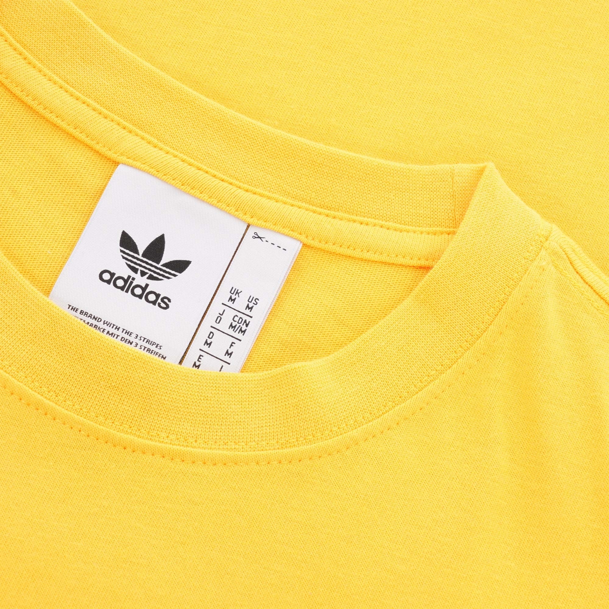 Adidas Originals Trefoil Art T-Shirt - Yellow