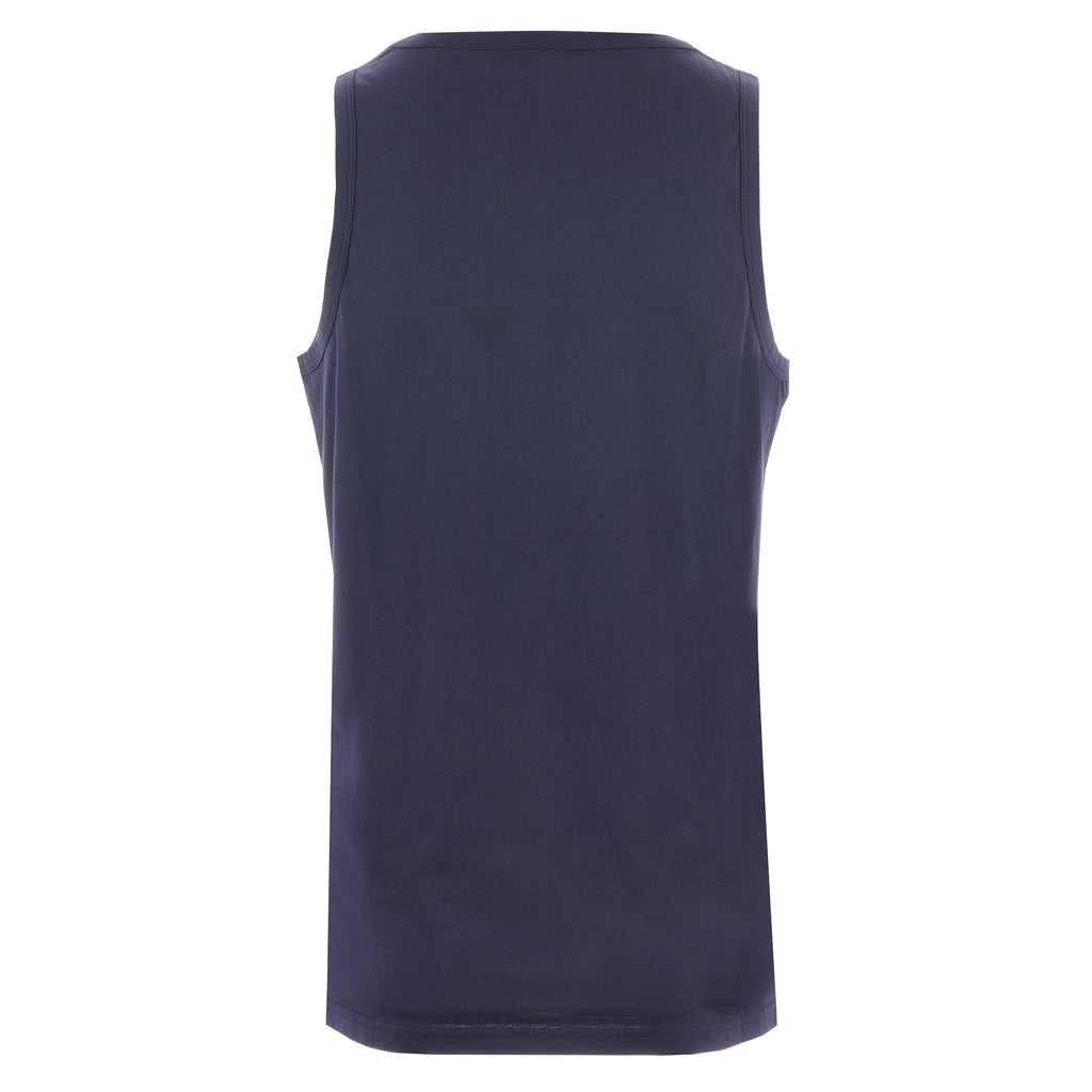 Boss Contrast Logo Tank Top - Navy