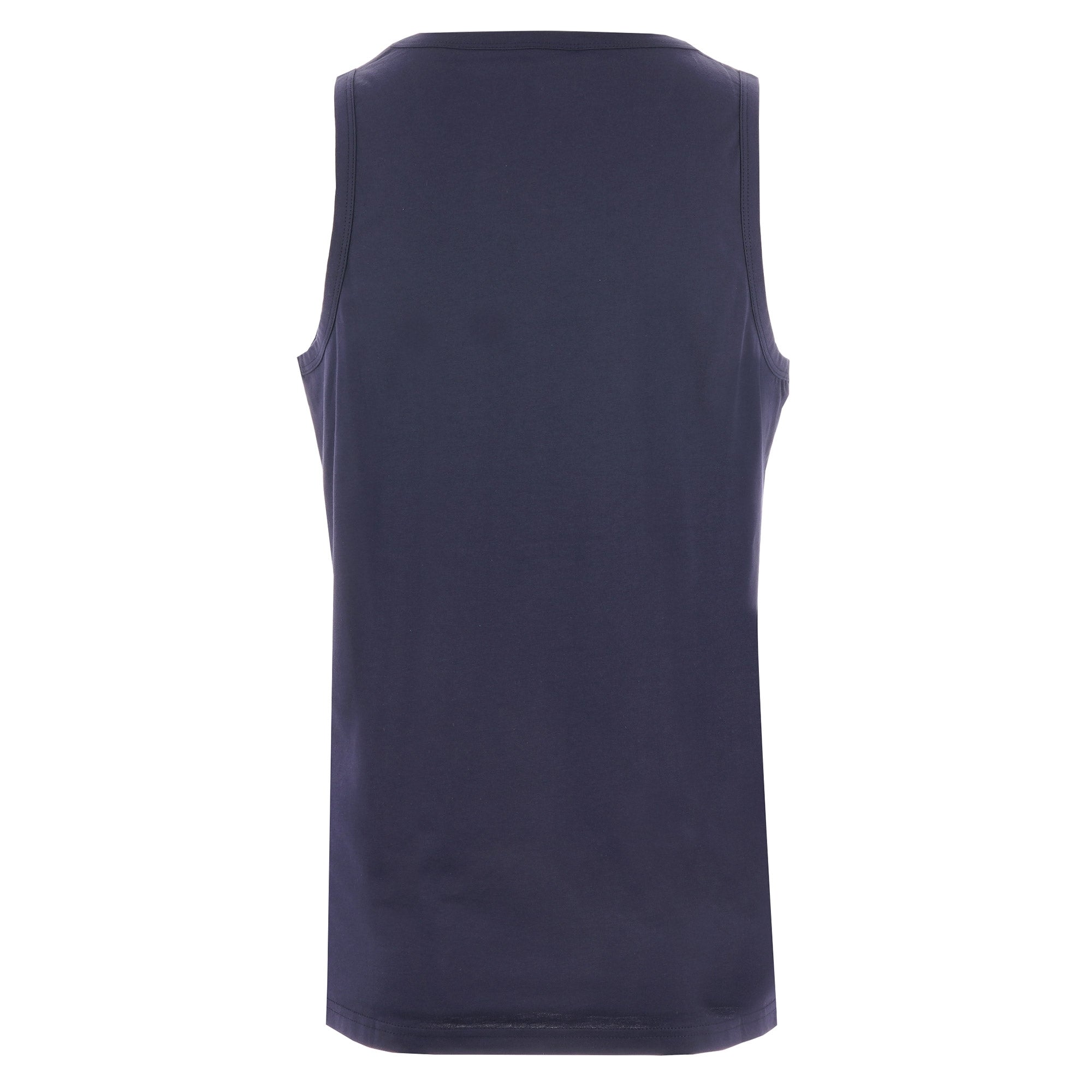 Boss Contrast Logo Tank Top - Navy