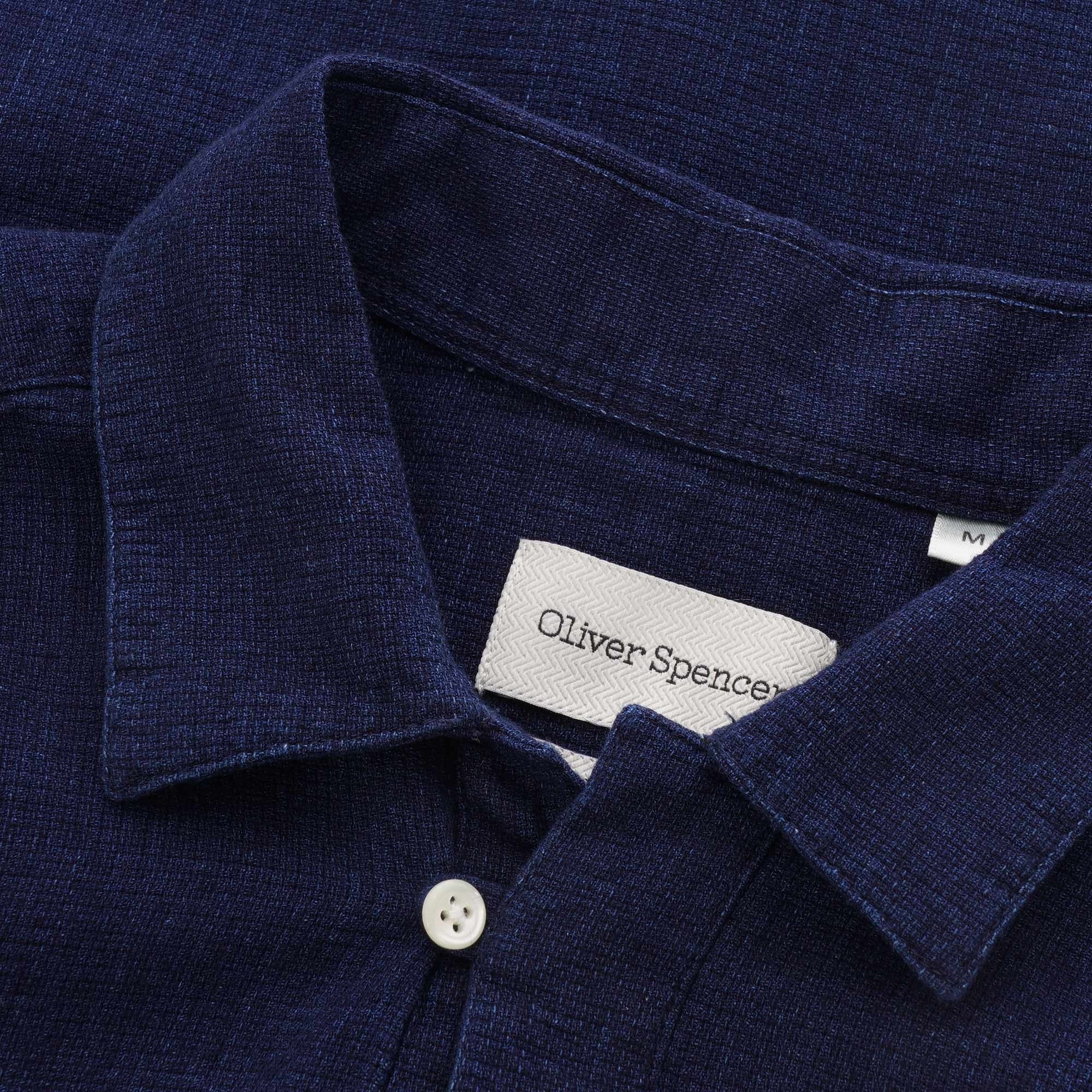Oliver Spencer Yarmouth Shirt - Kildale Indigo Rinse