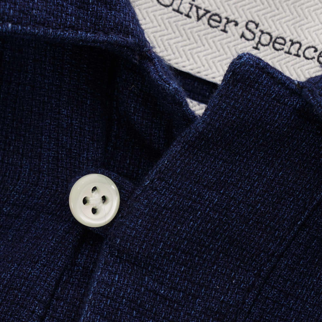 Oliver Spencer Yarmouth Shirt - Kildale Indigo Rinse