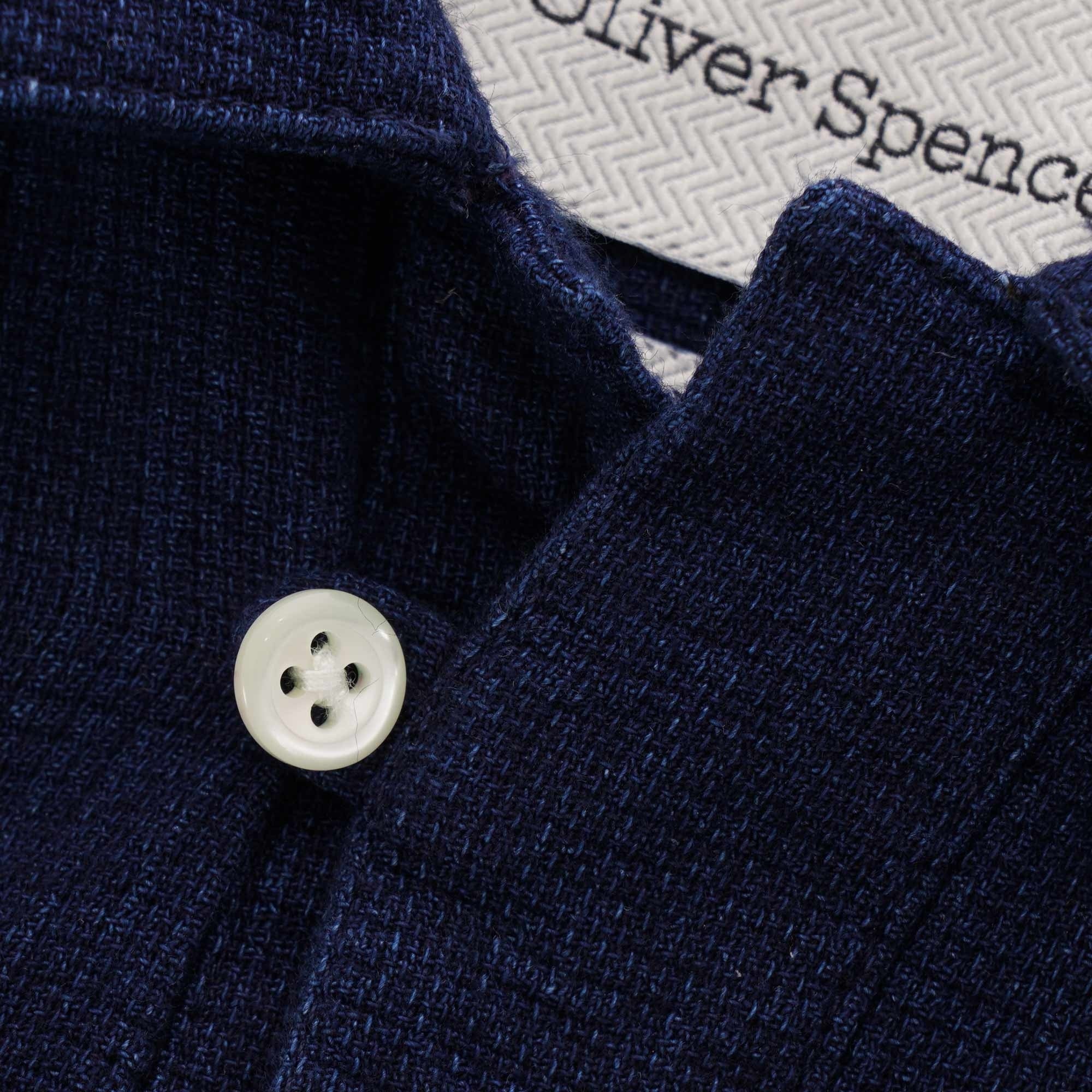 Oliver Spencer Yarmouth Shirt - Kildale Indigo Rinse