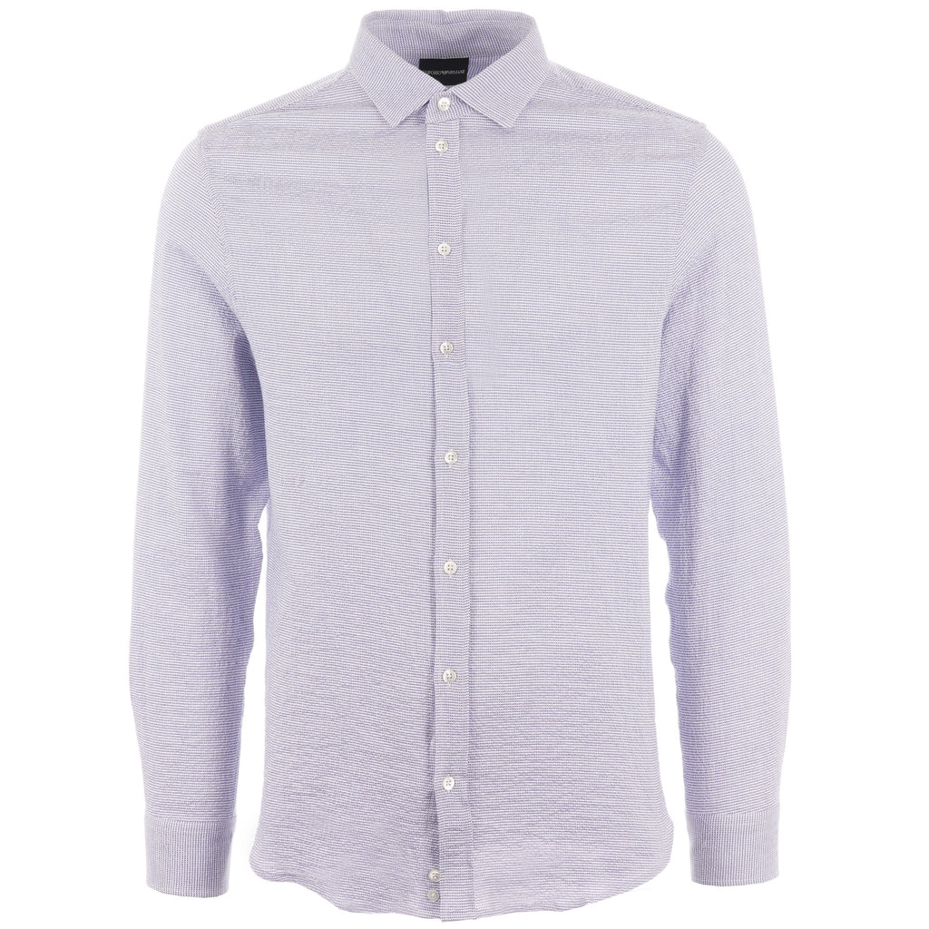 Emporio Armani Long Sleeve Casual Shirt - Blue