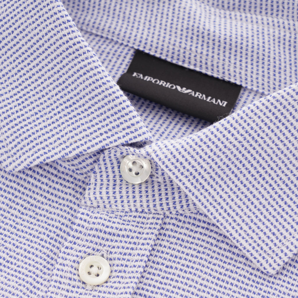Emporio Armani Long Sleeve Casual Shirt - Blue
