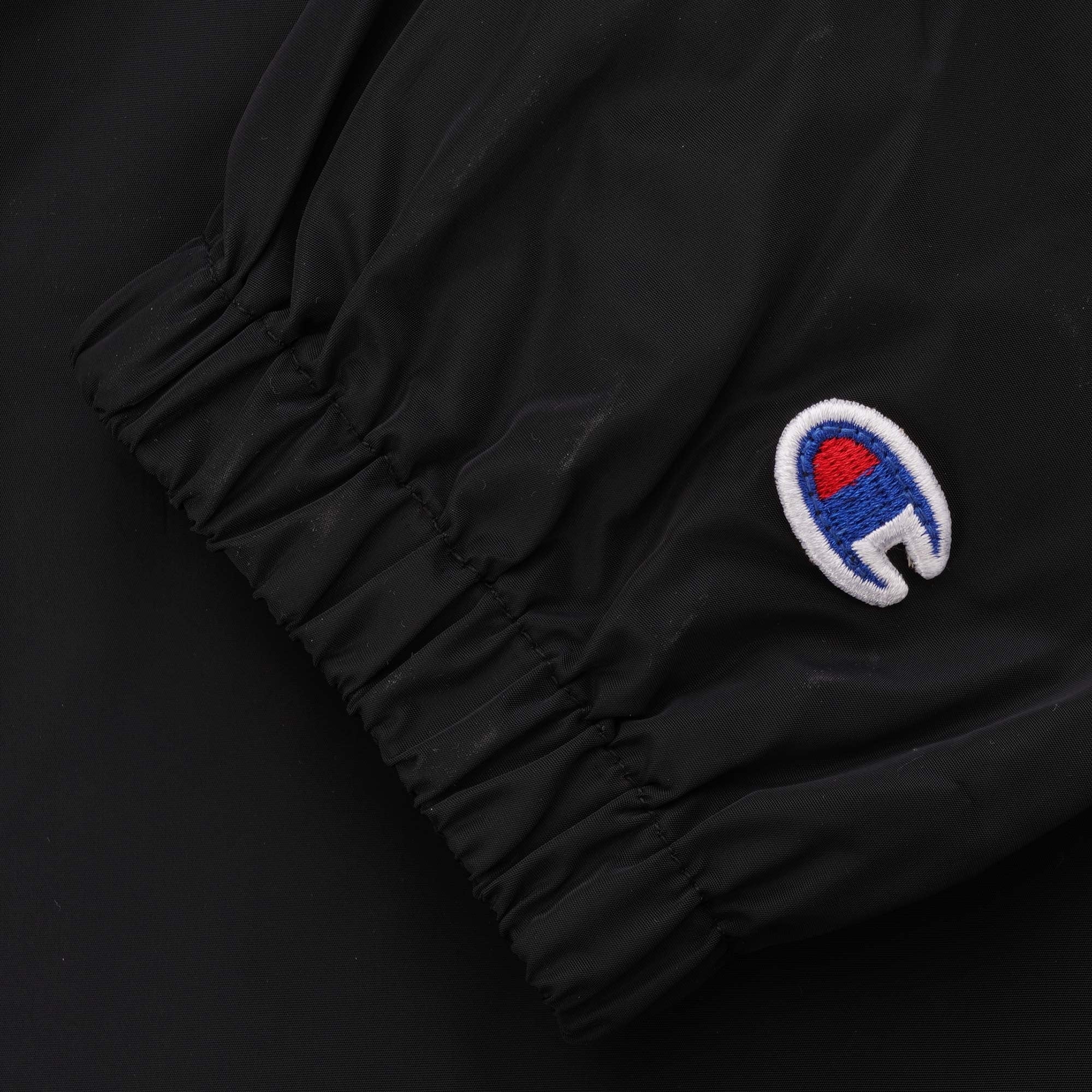 Champion Half Zip Hooded Jacket - Black
