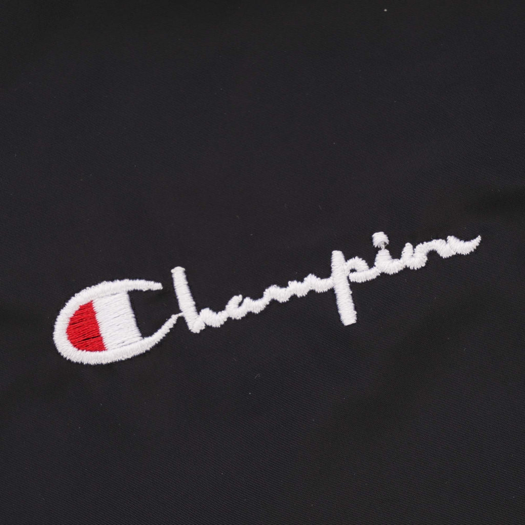Champion Half Zip Hooded Jacket - Black