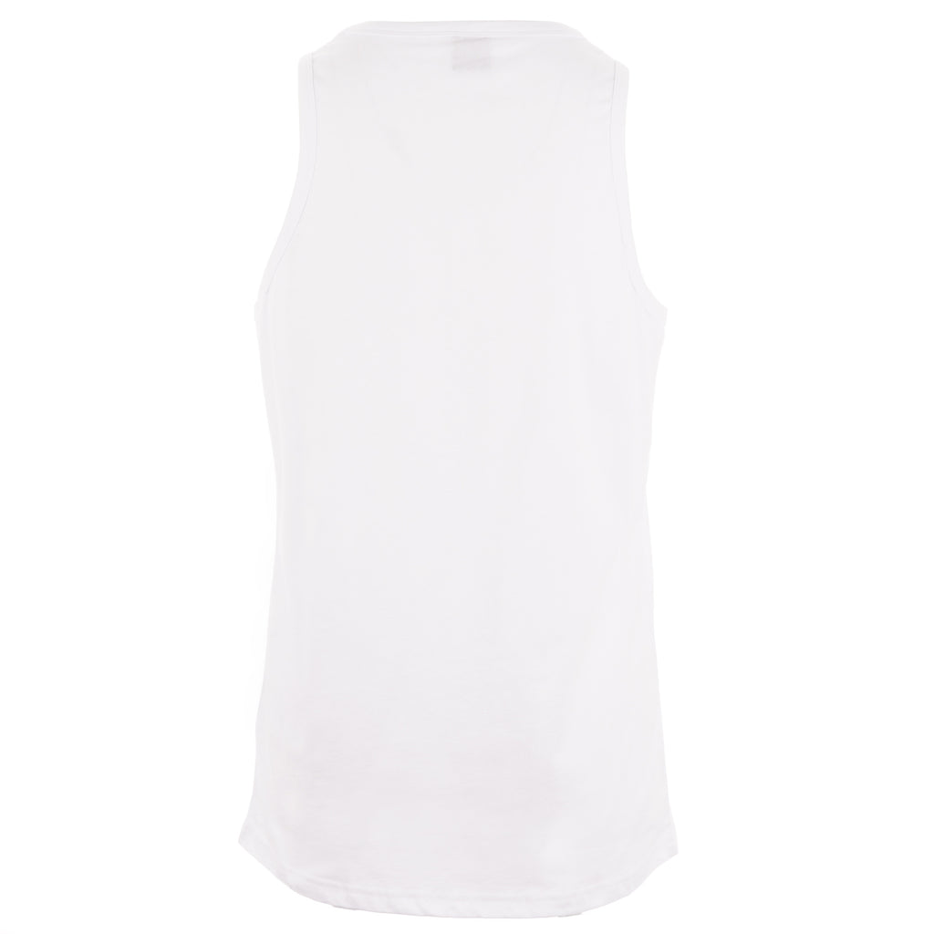Boss Contrast Logo Tank Top - White