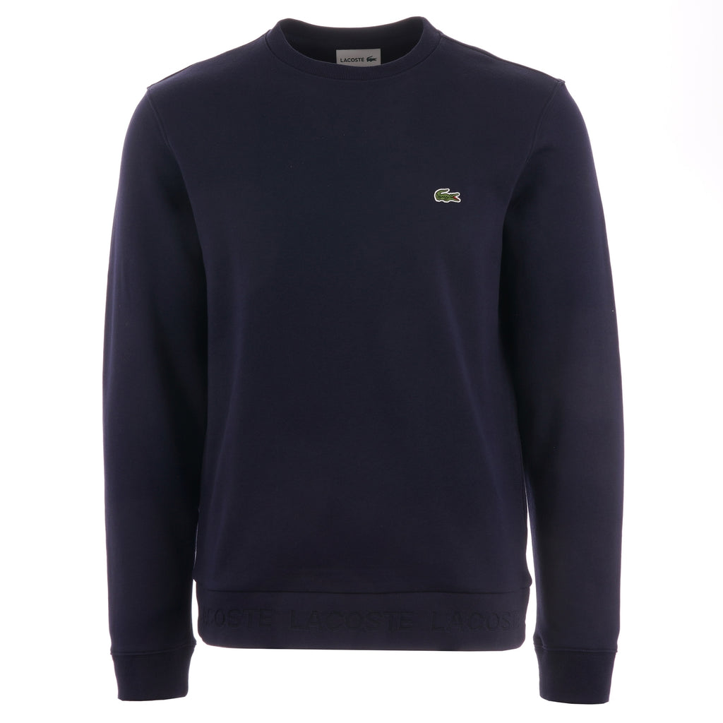 Lacoste Contrast Accents Sweatshirt - Navy