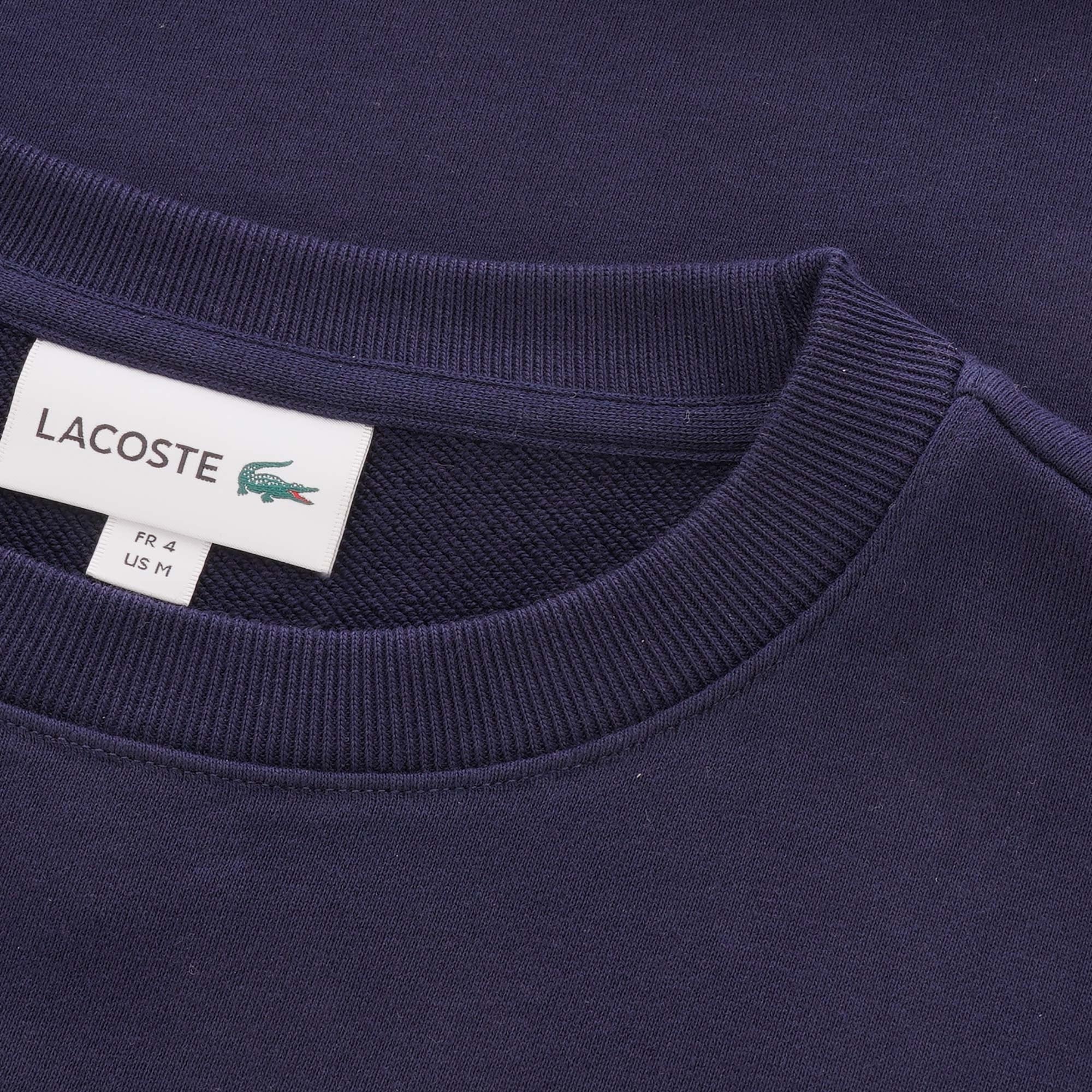Lacoste Contrast Accents Sweatshirt - Navy