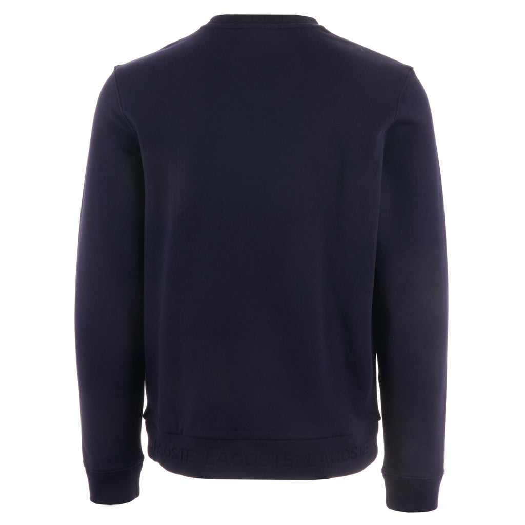 Lacoste Contrast Accents Sweatshirt - Navy