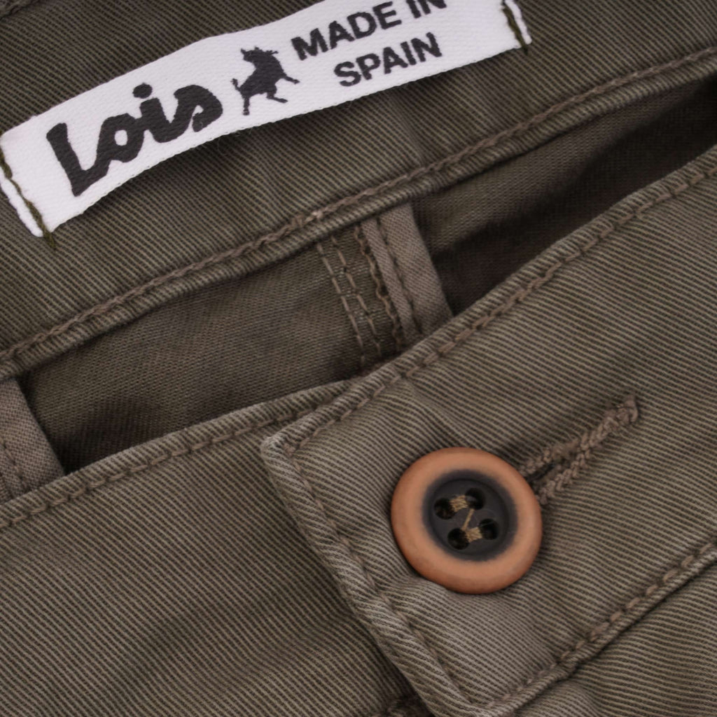 Lois Jeans Sixto Paros Colour Chinos - Khaki