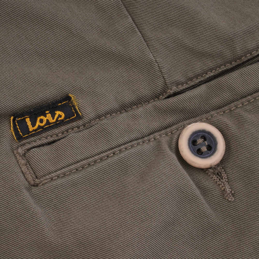 Lois Jeans Sixto Paros Colour Chinos - Khaki