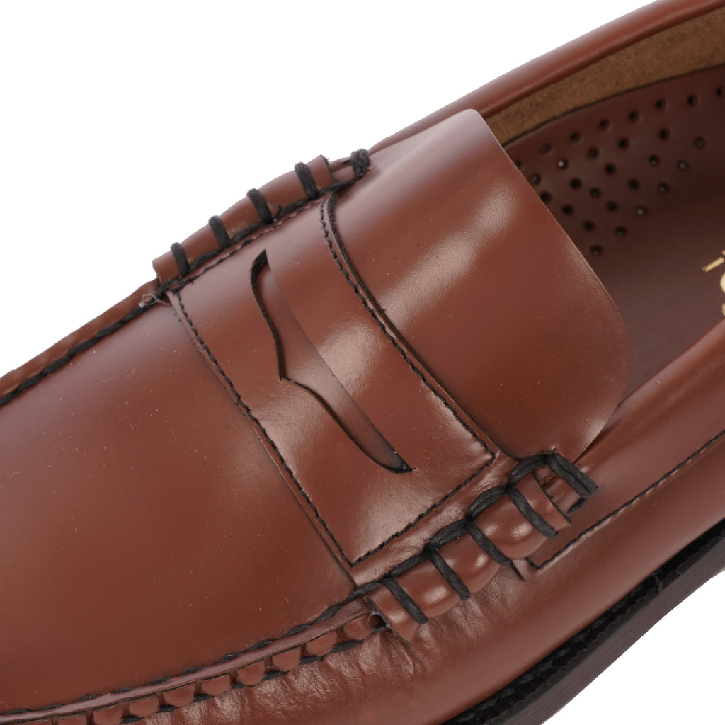 Classic Dan Leather Loafers - Brown