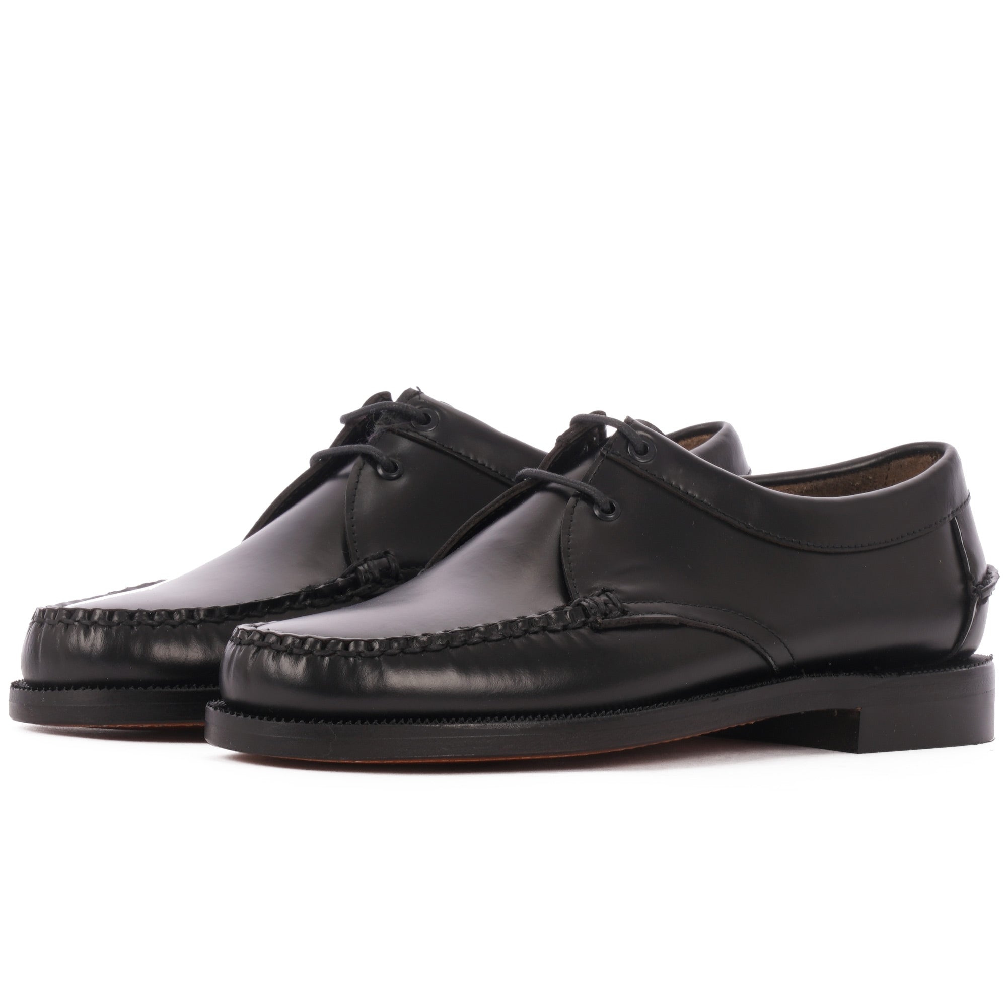 James Leather Loafers - Black