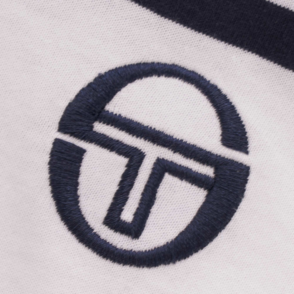 Sergio Tacchini New Young Line Polo Shirt - White & Navy