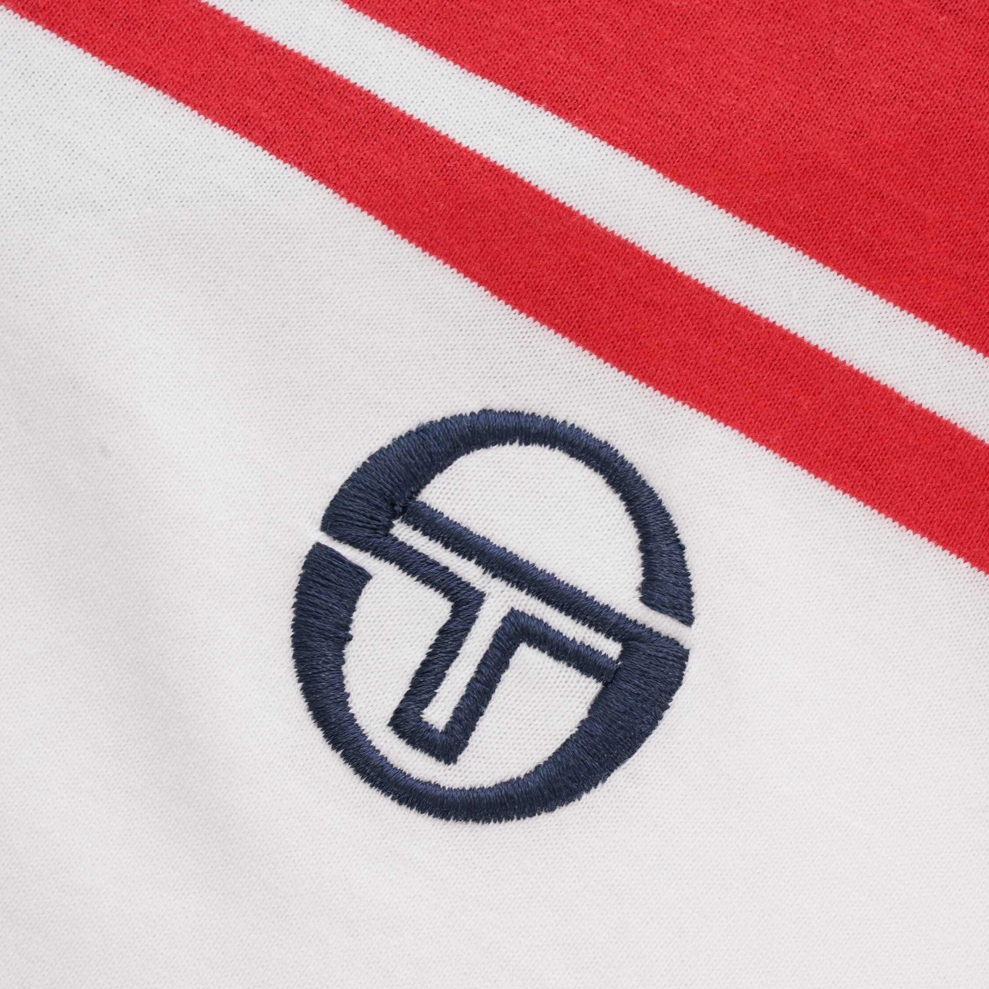 Sergio Tacchini New Young Line Polo Shirt - White & Red