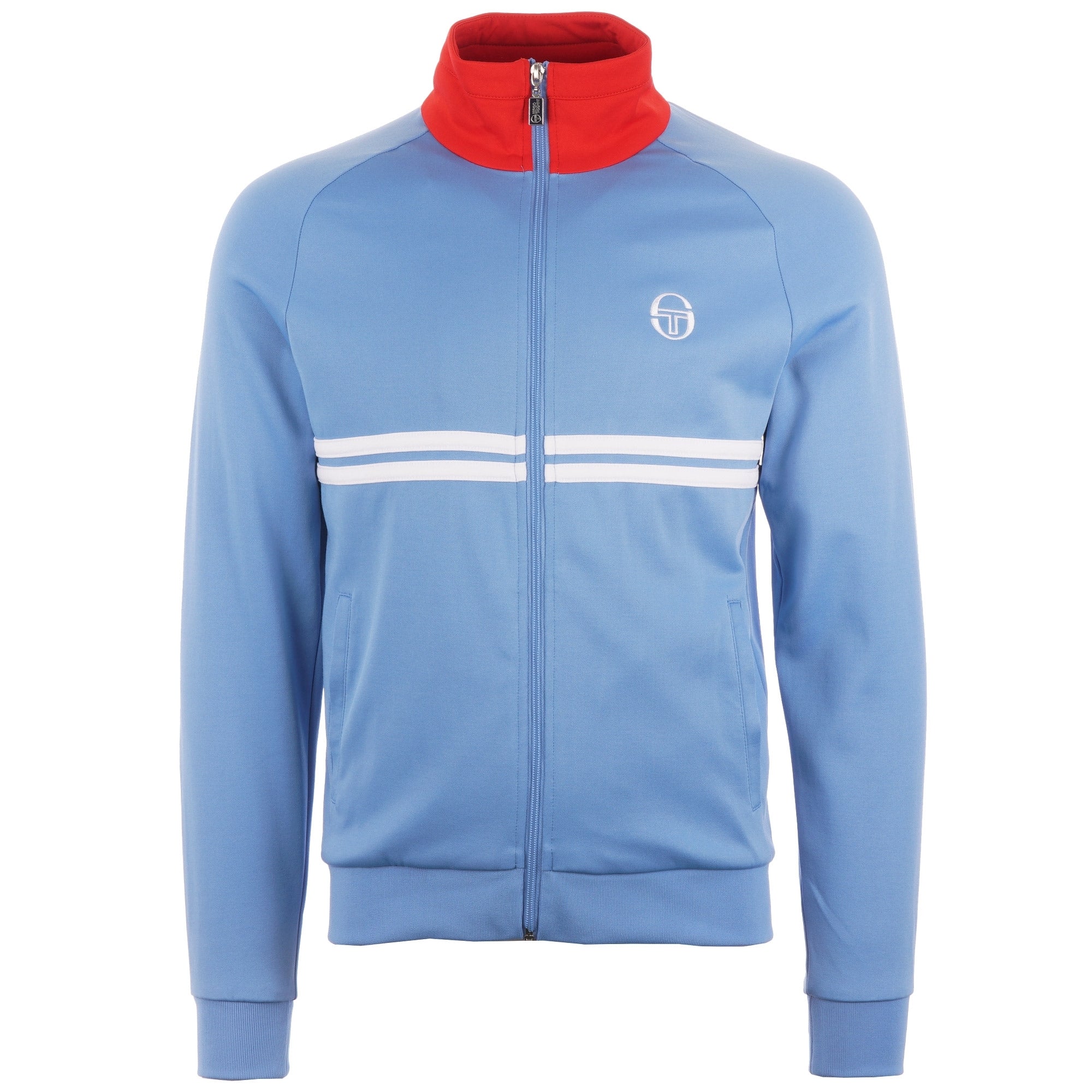 Sergio Tacchini Dallas Track Top - Sky Blue & White