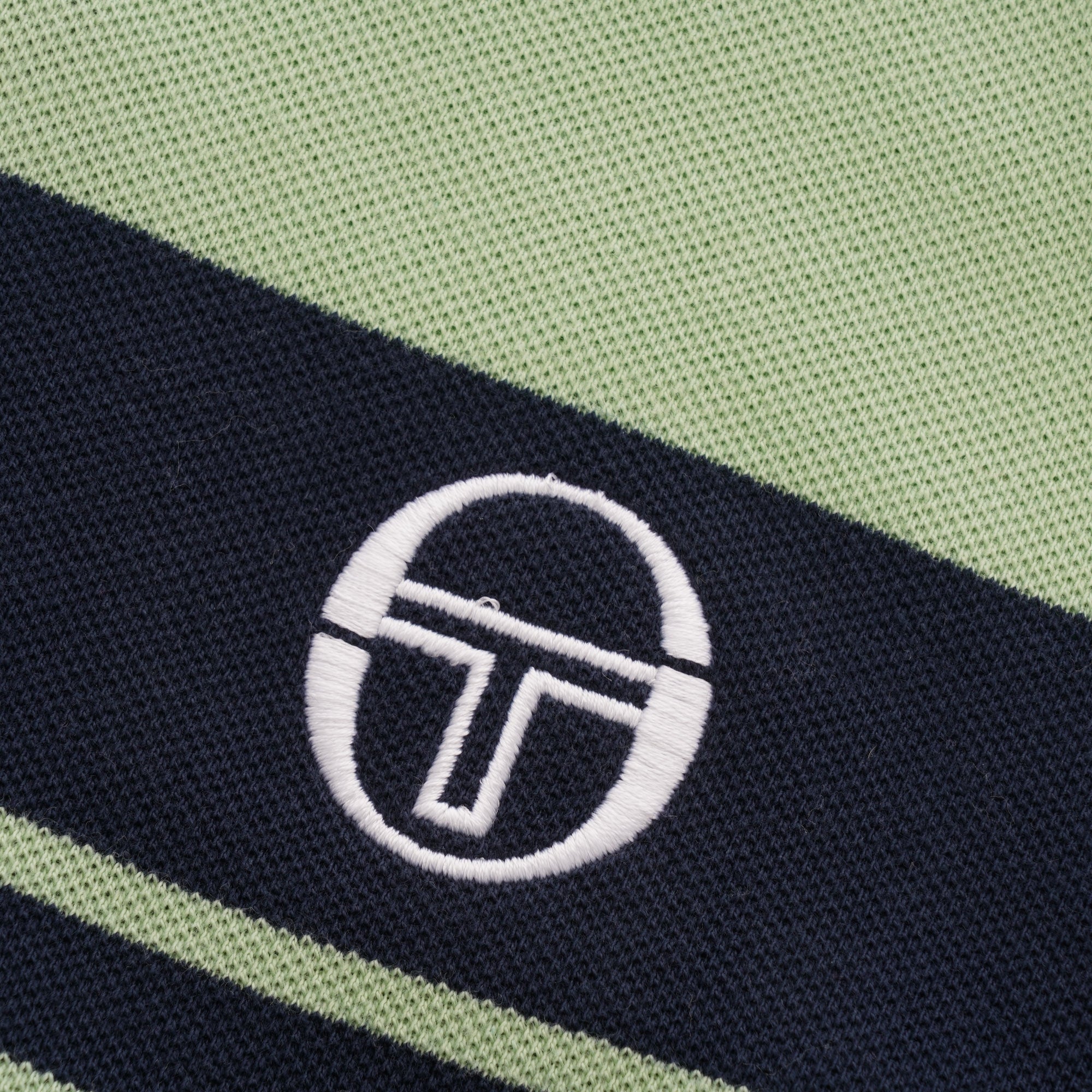 Sergio Tacchini Young Line Polo Shirt - Quiet Green & Navy