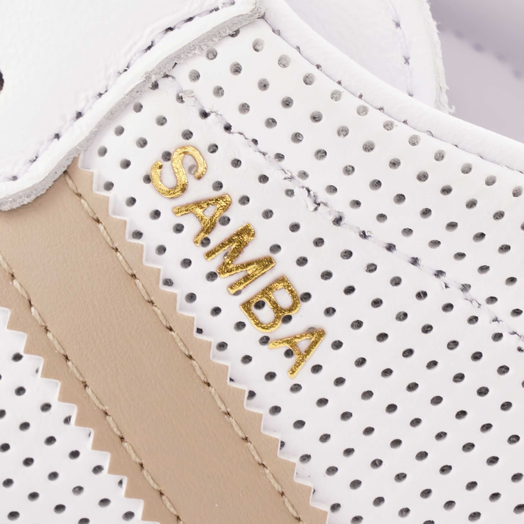 Adidas Originals Samba OG - Cloud White, Red Gold & Grey One