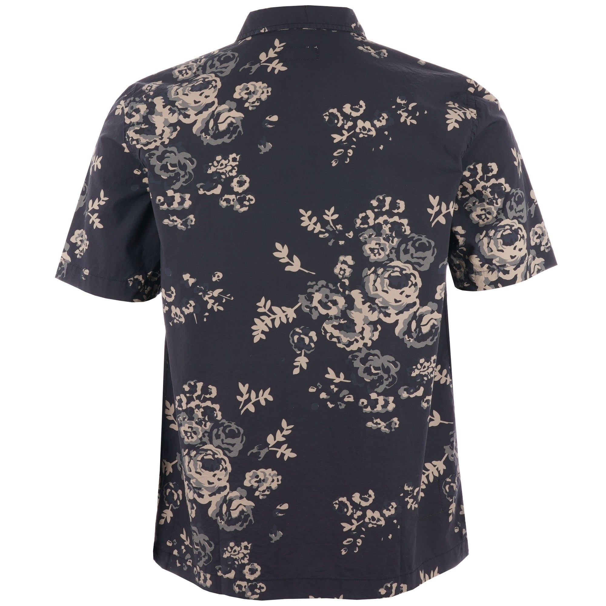 Universal Works Road Shirt - Navy Flower Poplin