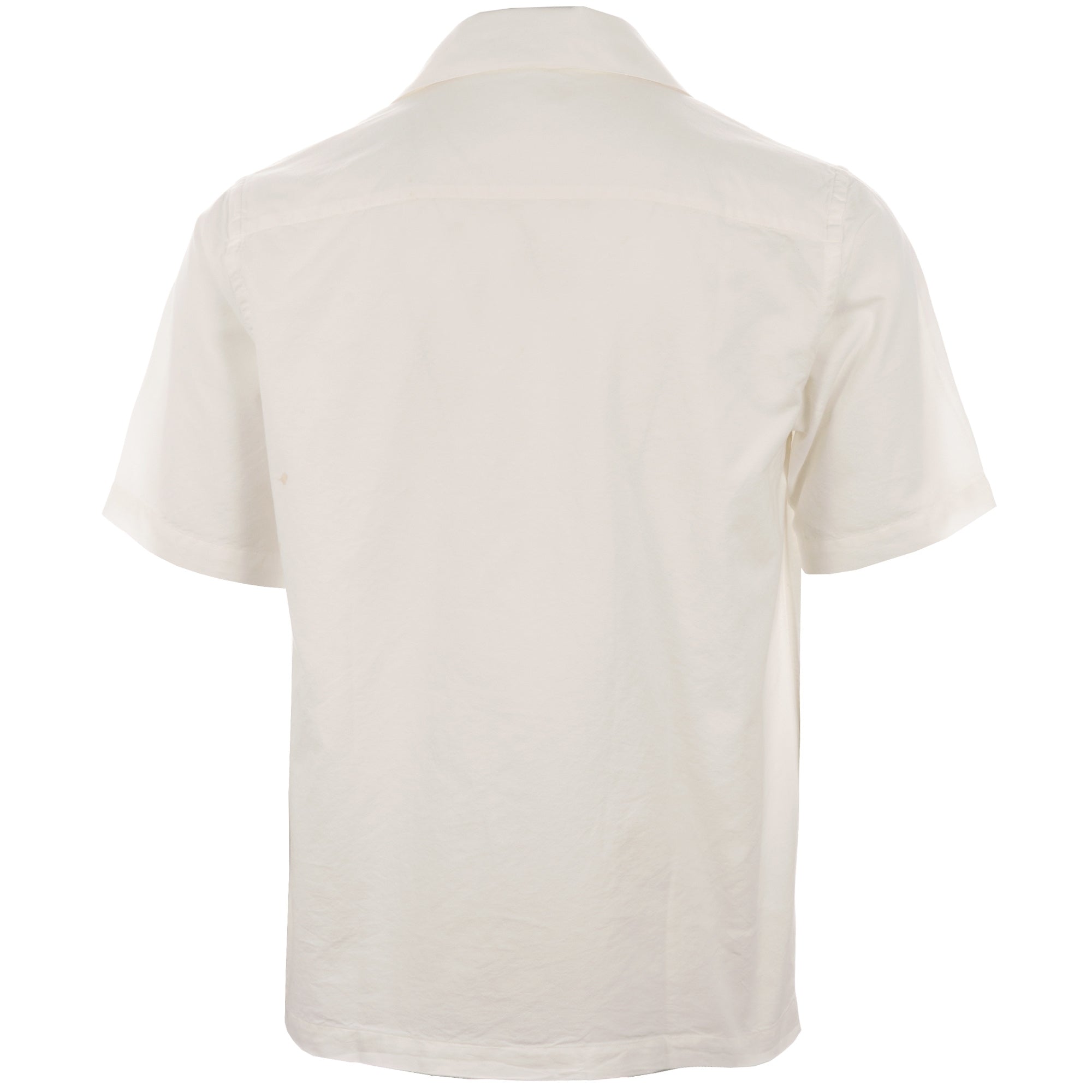 Universal Works Open Collar Shirt - Ecru Oxford Shirting