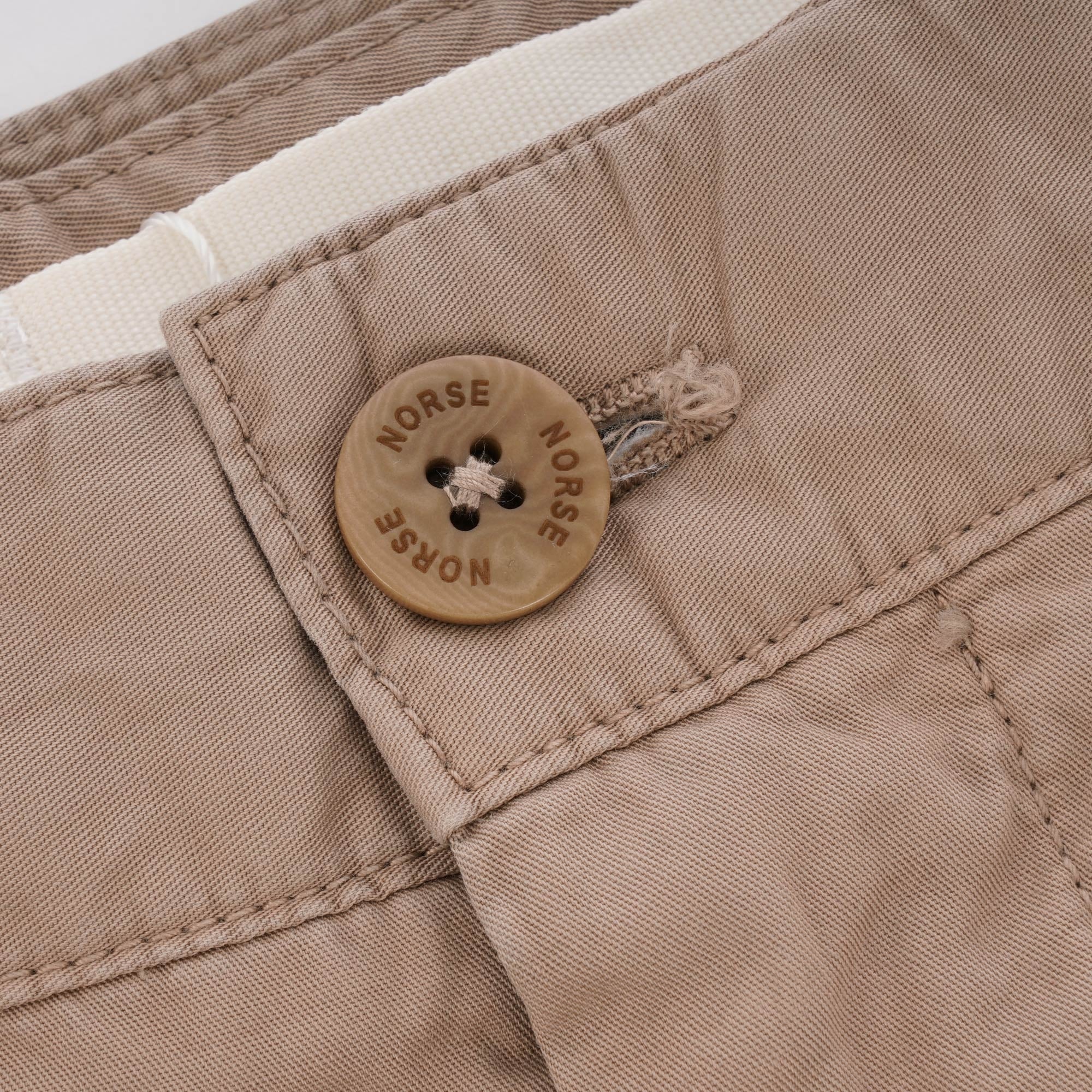 Norse Projects Aros Light Twill Shorts - Utility Khaki
