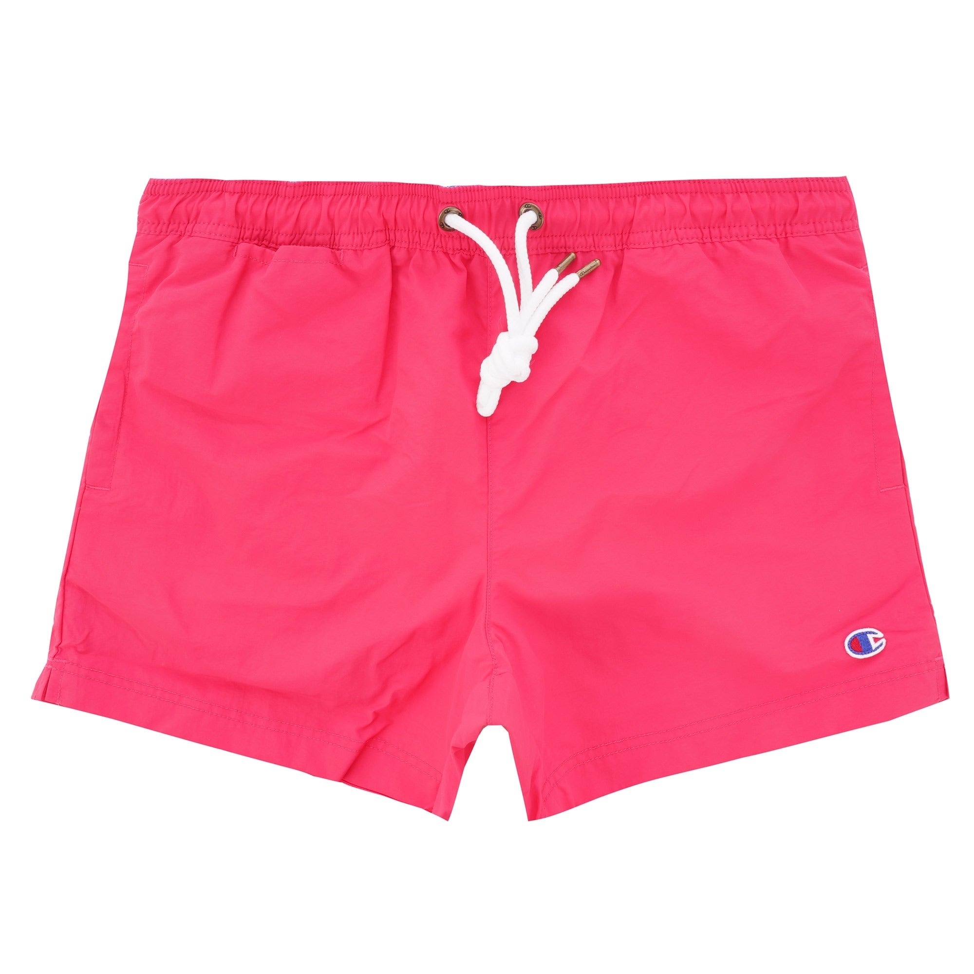 Contrast Seam Detail Swim Shorts - Pink