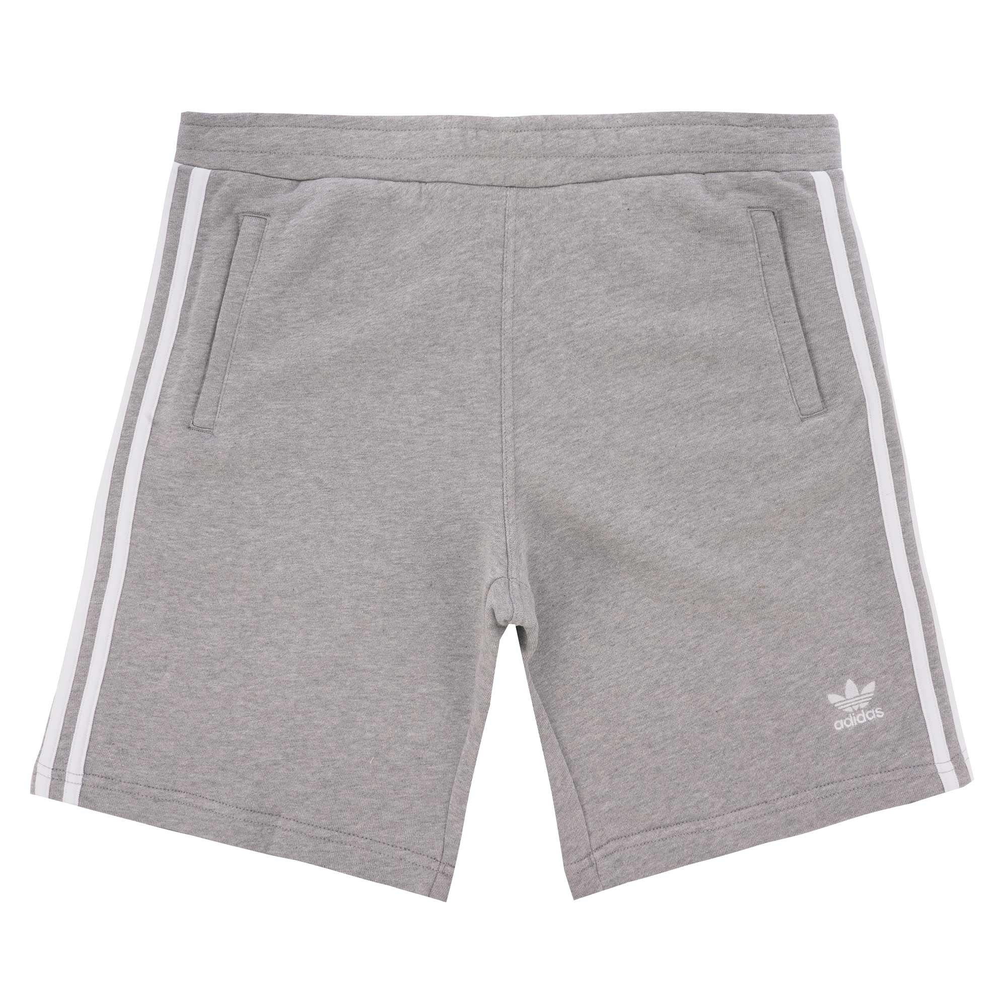 Adidas Originals 3-Stripes Shorts - Medium Grey Heather