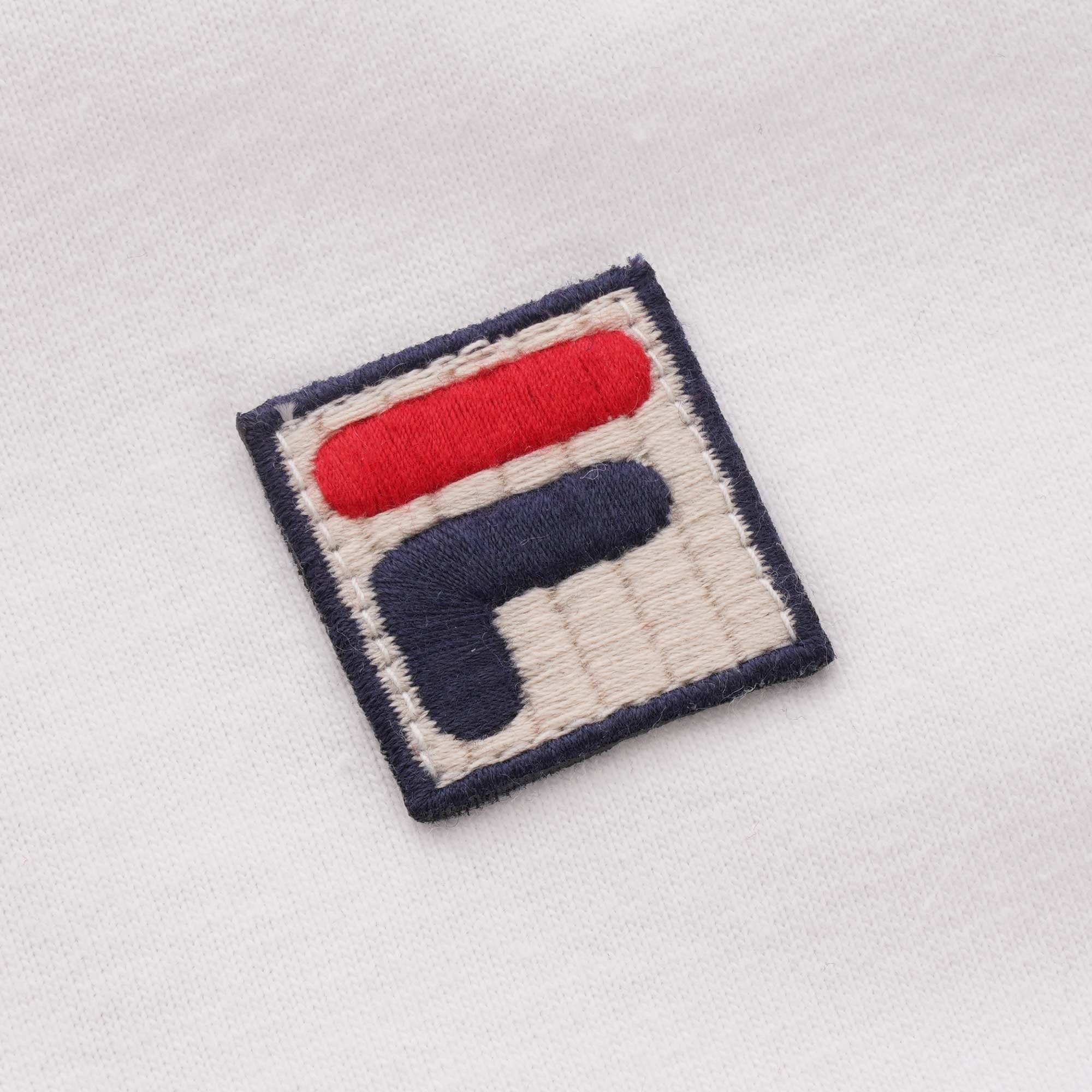 Fila Vintage Mazen Long Sleeve Polo Shirt - Peacoat, Chinese Red & White