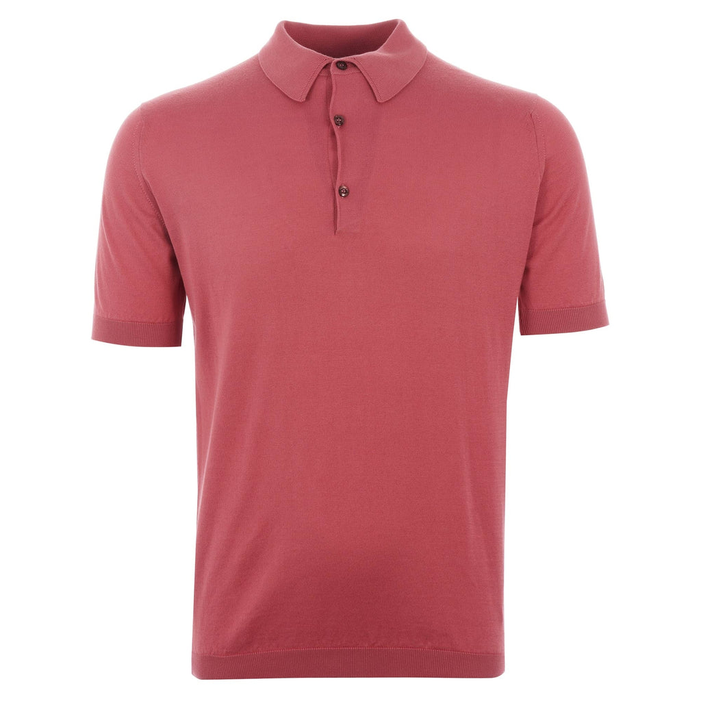 stuartslondon Adrian Polo Shirt - Azalea Pink