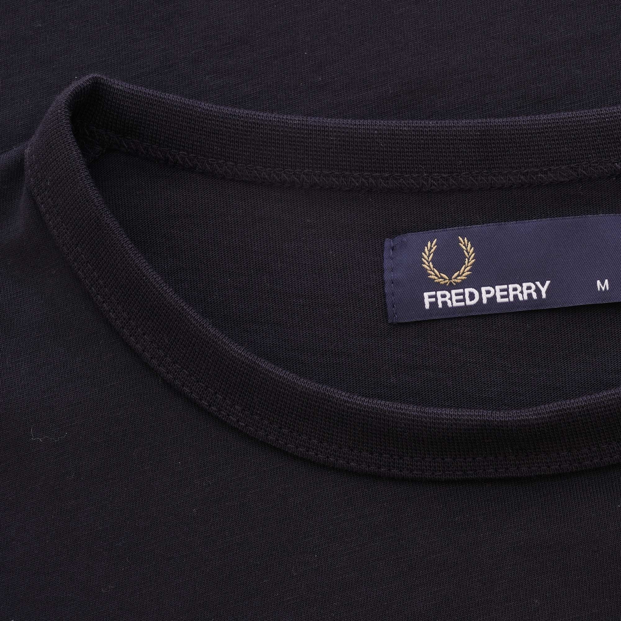 Fred Perry Ringer T-Shirt - Navy