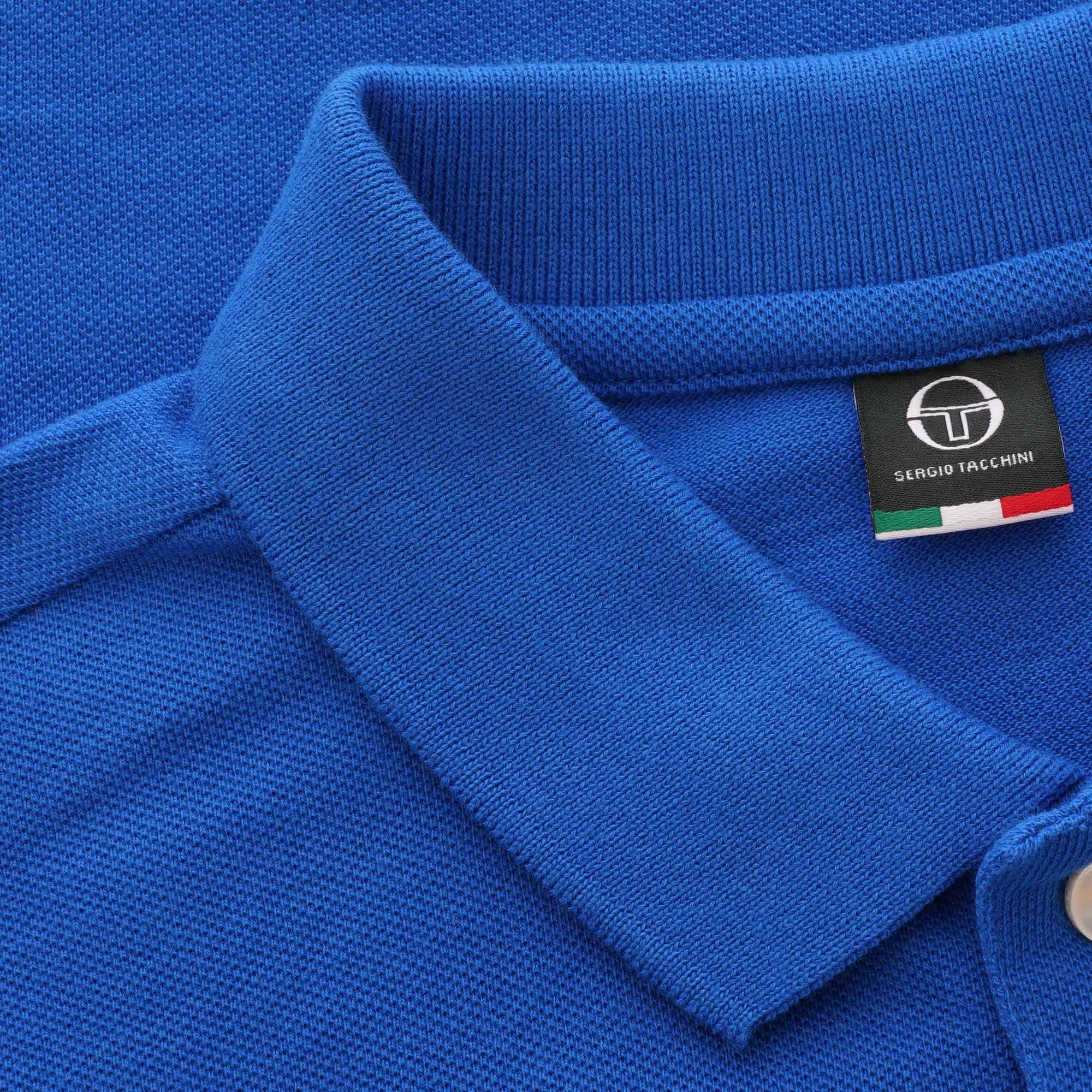 Sergio Tacchini Young Line Polo Shirt - Royal Blue & White