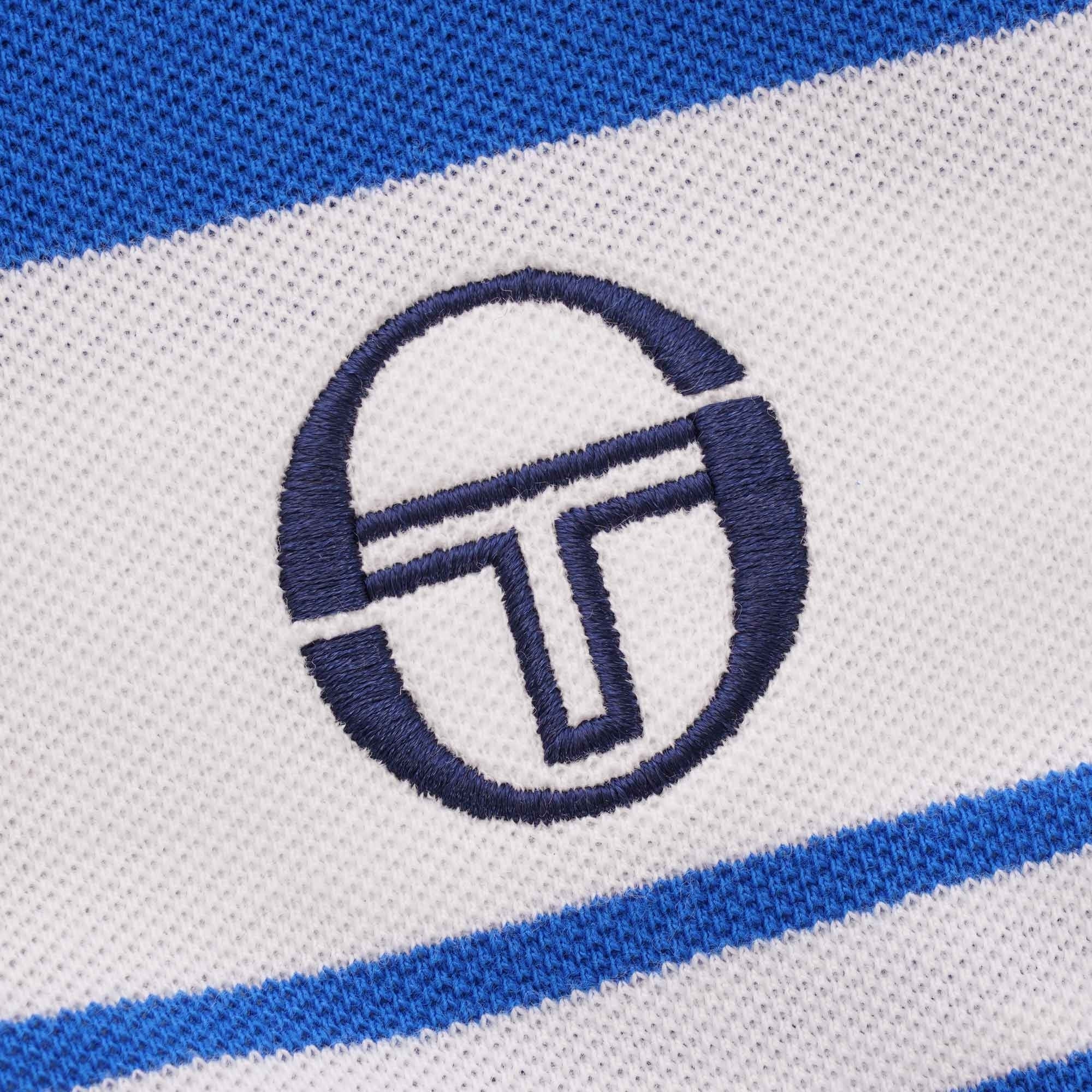 Sergio Tacchini Young Line Polo Shirt - Royal Blue & White