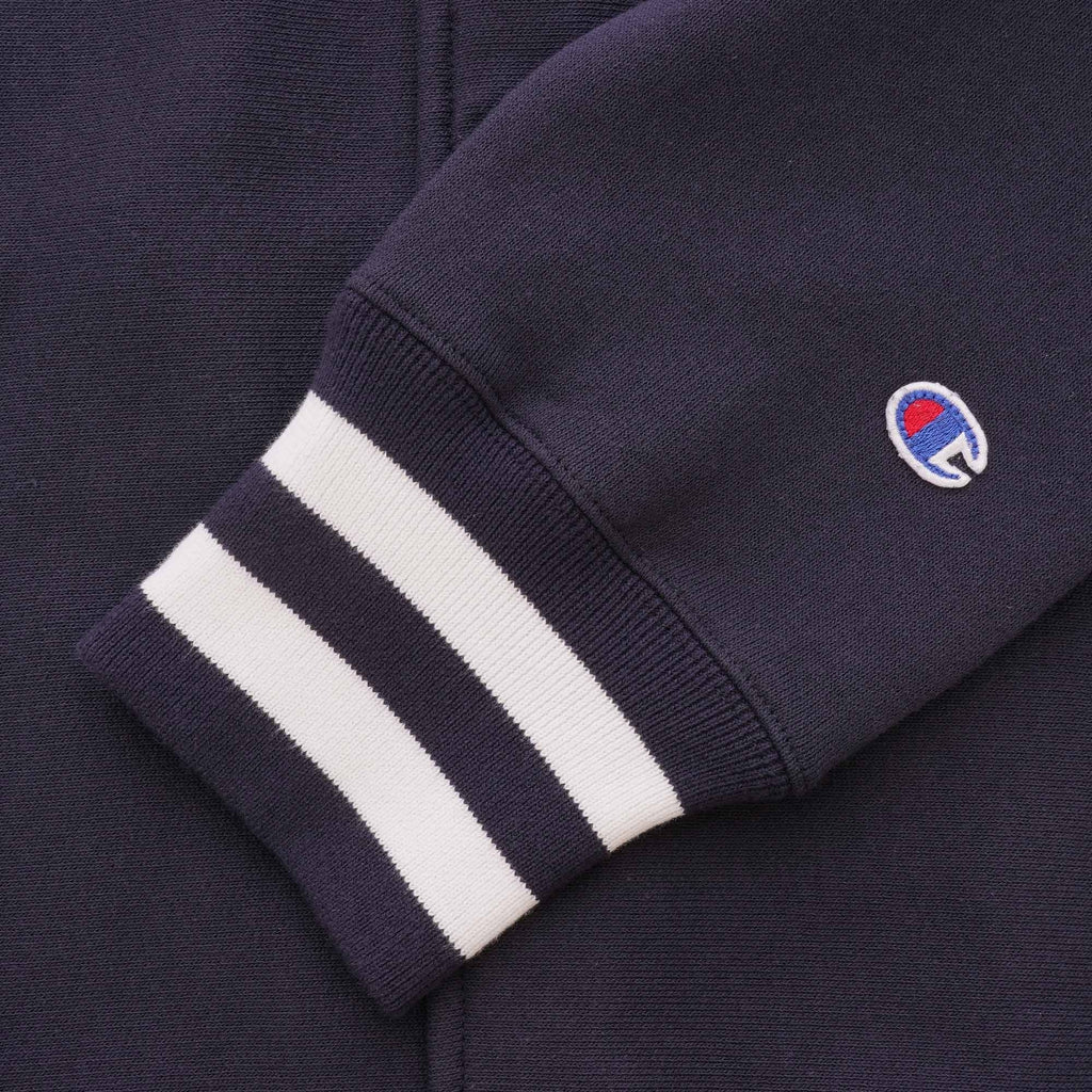 Champion Reverse Weave Bomber Sweat Jacket - Navy