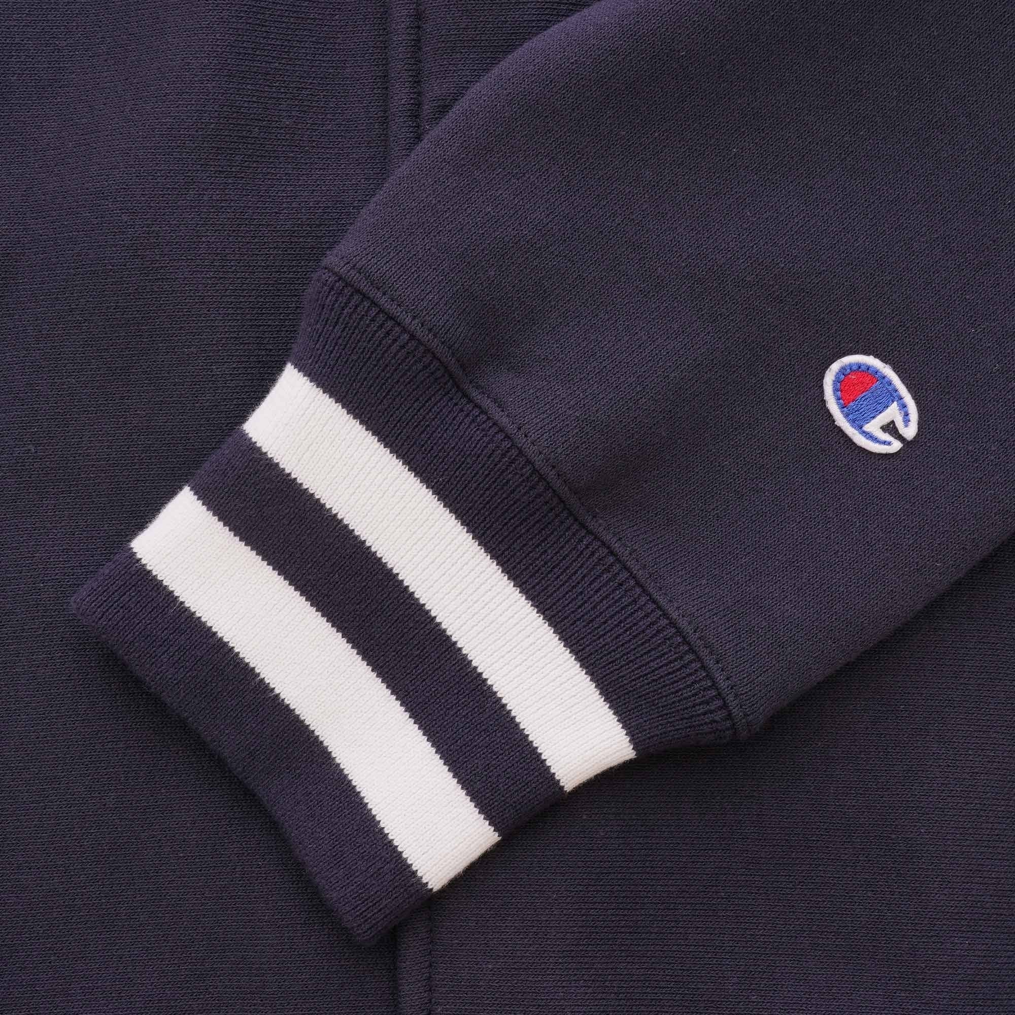 Champion Reverse Weave Bomber Sweat Jacket - Navy
