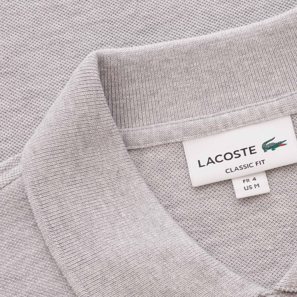 Lacoste L.13.13 Long Sleeve Polo Shirt - Silver Marl